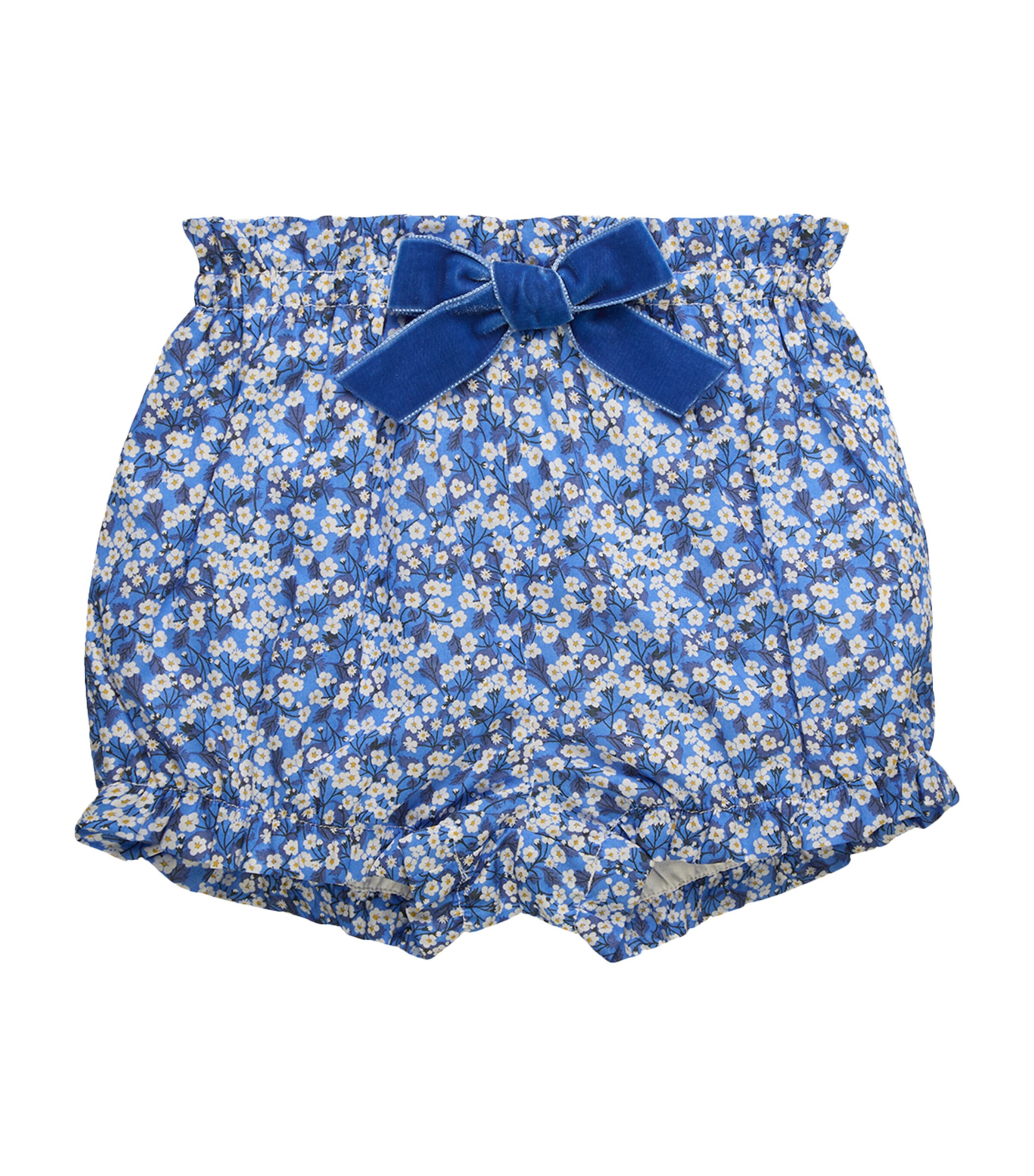 Trotters Cotton Liberty Print Bloomers (6-24 Months) Blue Image 1