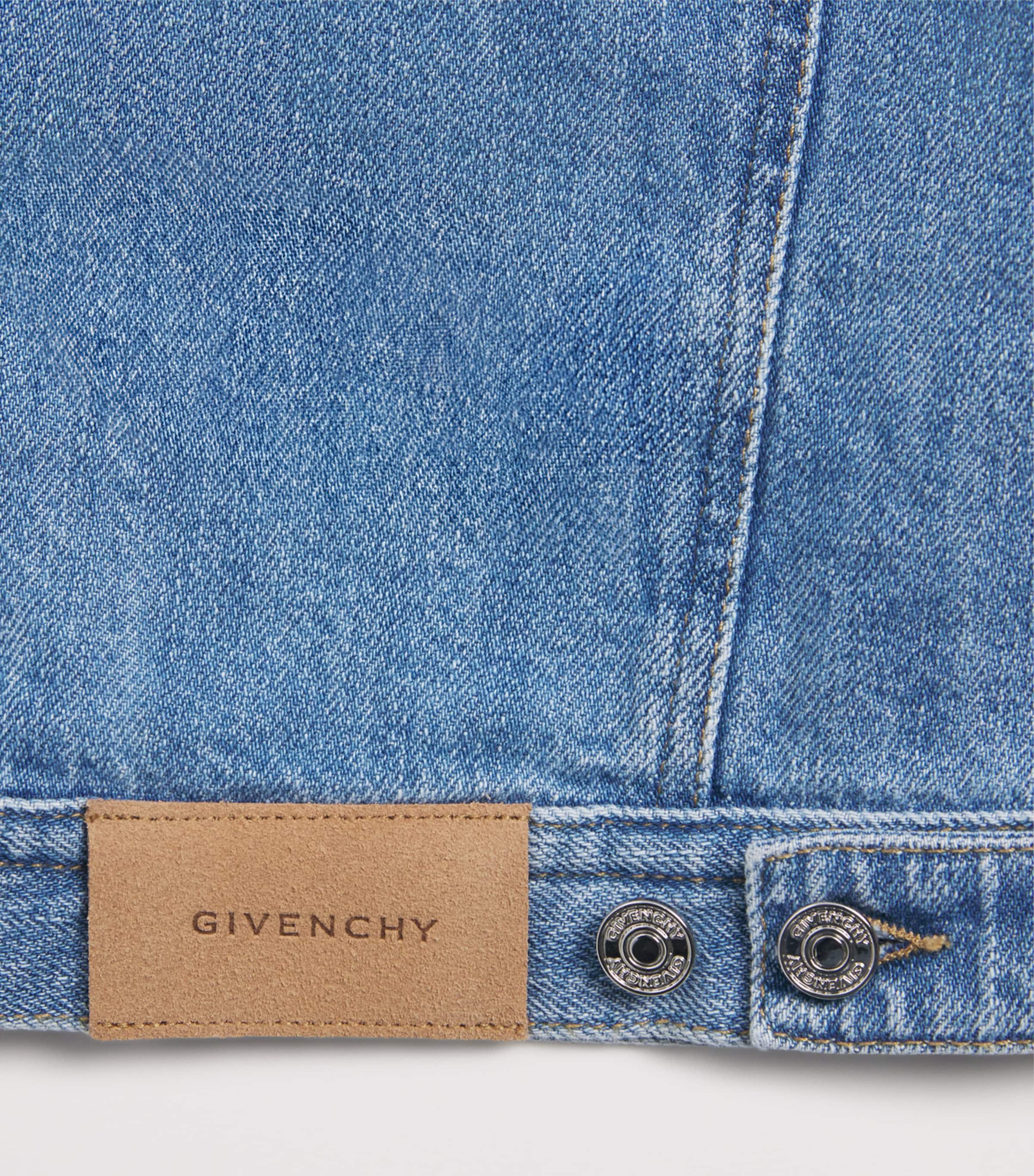 Cropped Denim Jacket (4-12+ Years) H31140/Z10DENIM BLUE Image 3