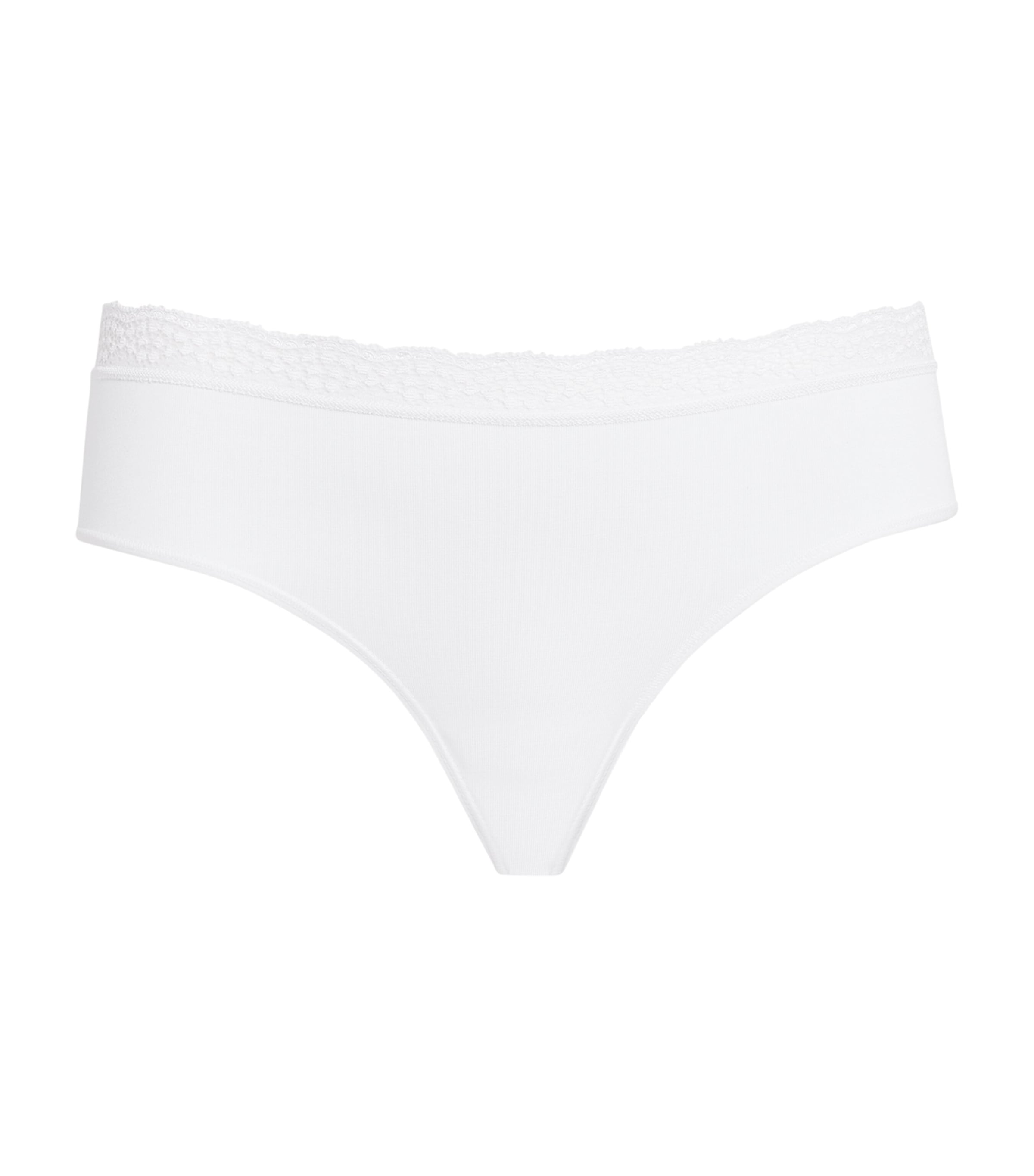 Falke Lace Detail Daily Briefs In White