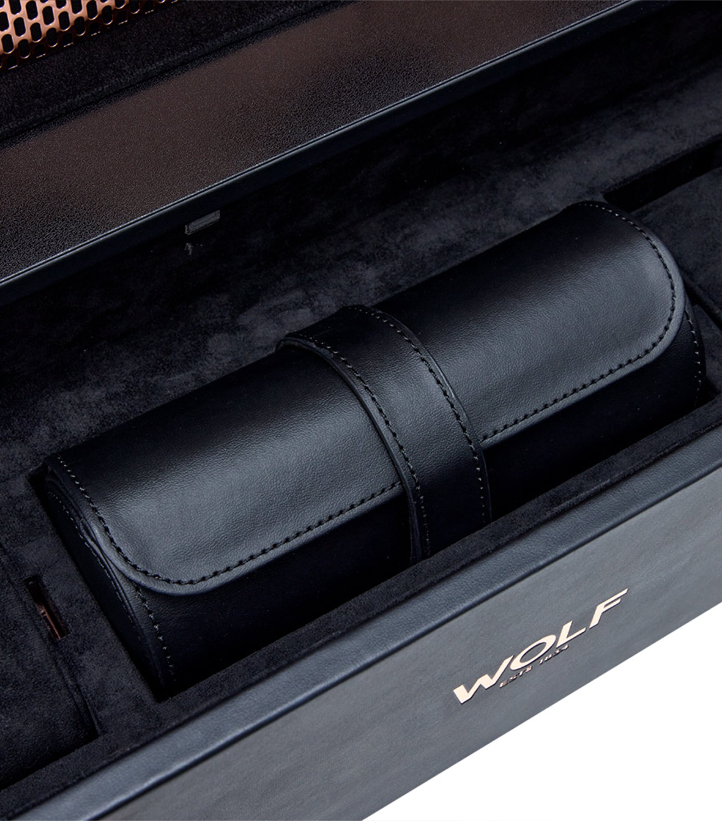 Axis 12-Piece Watch Winder Cabinet COPPER Image 6