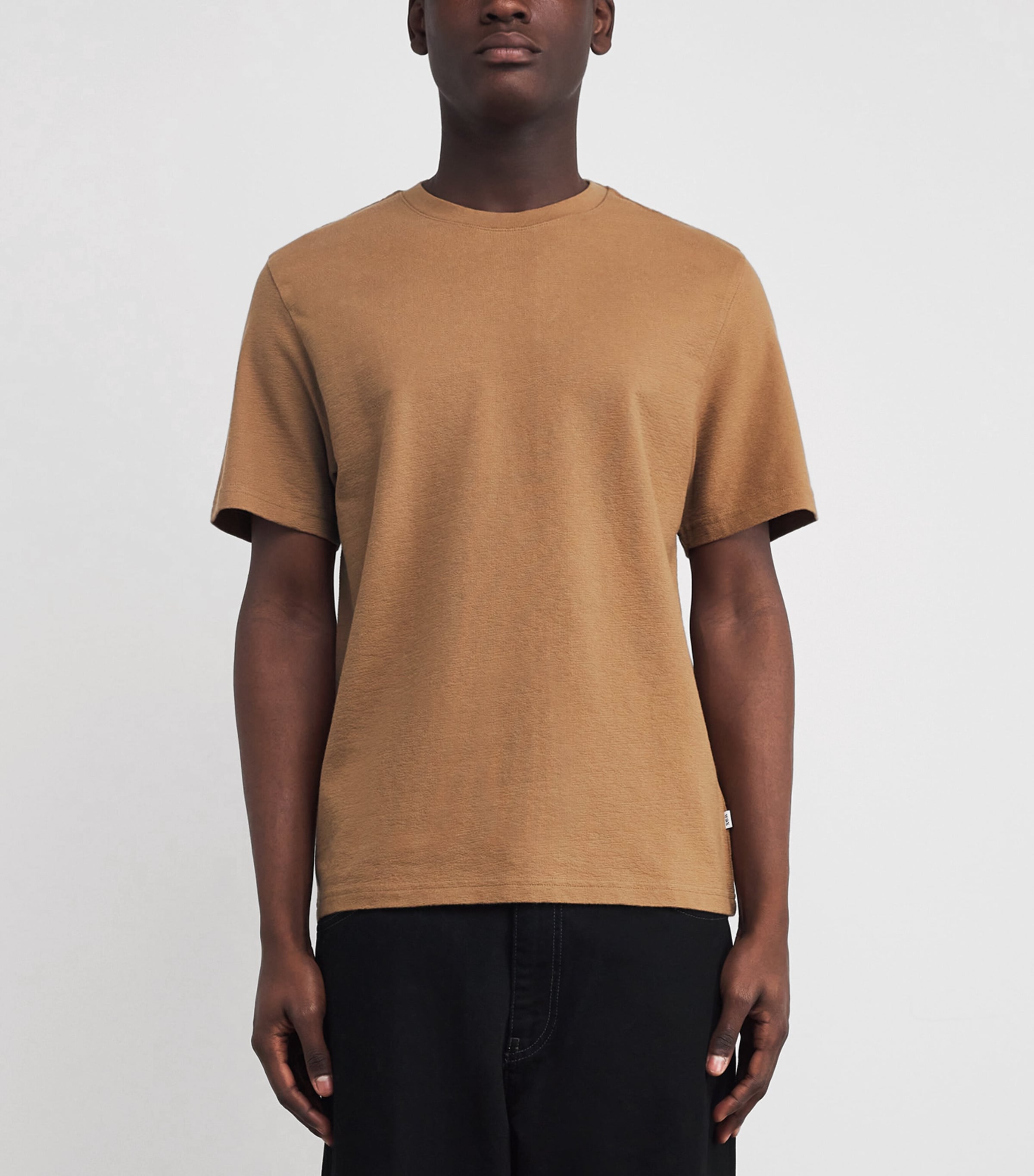 Organic Cotton Dean T-Shirt TAN Image 3