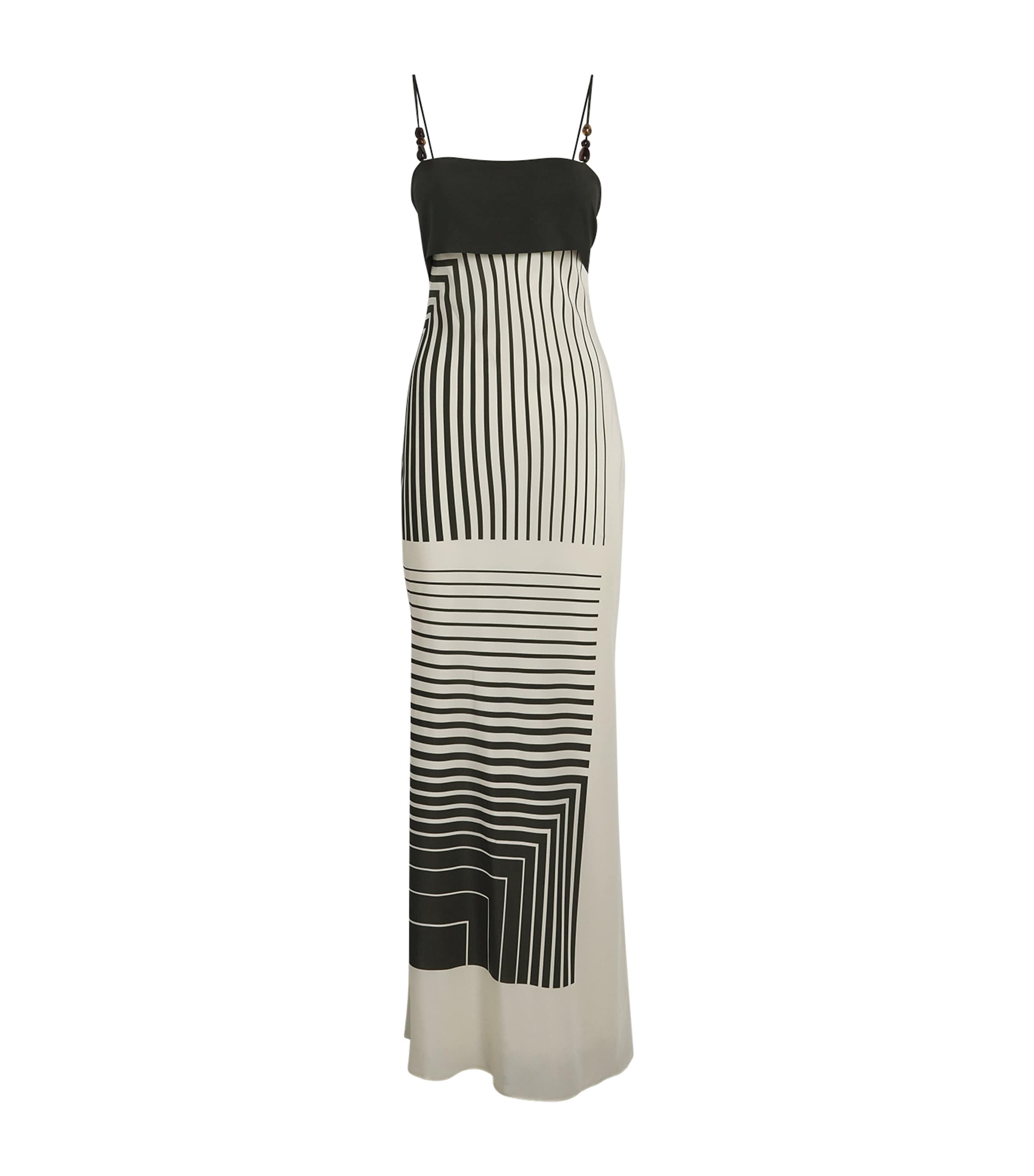 SIR SILK PRINTED MAXI DRESS 