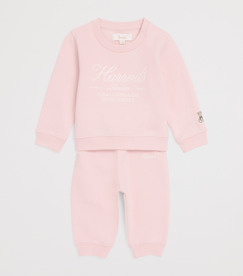 Cotton Logo Sweatshirt (0-18 Months) PINK Image 3