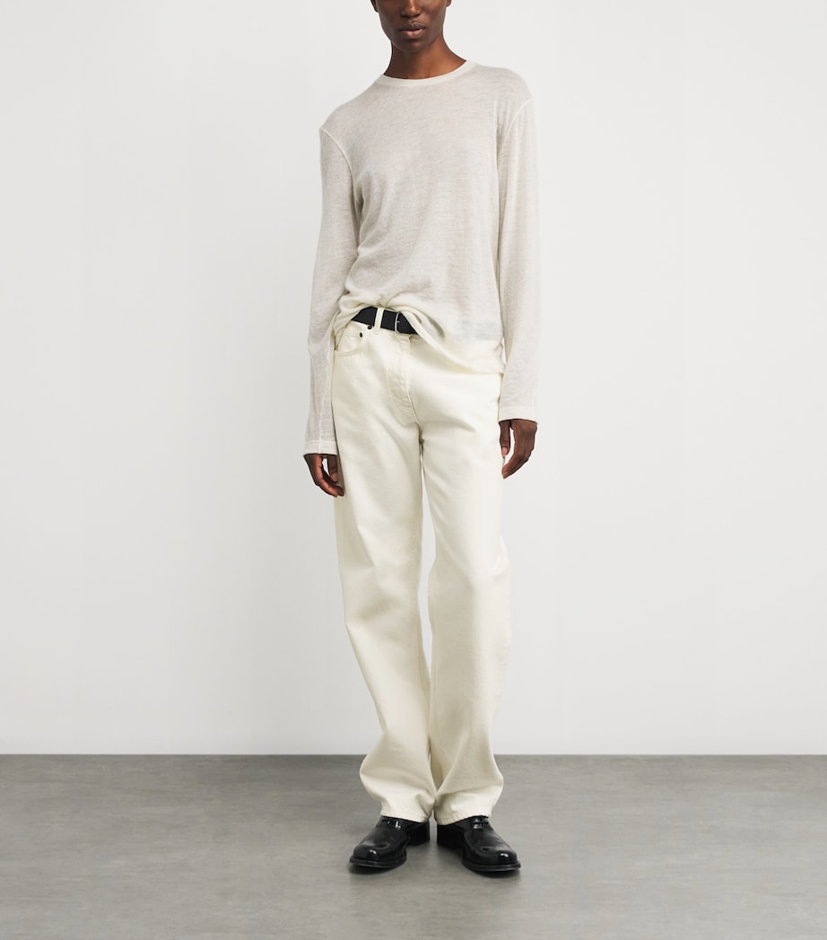 Burty Straight Jeans WHITE Image 2