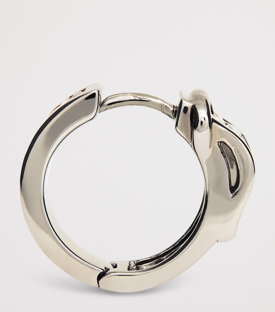 Vivienne Westwood Bobby Single Hoop Earring Ruthenium Image 4