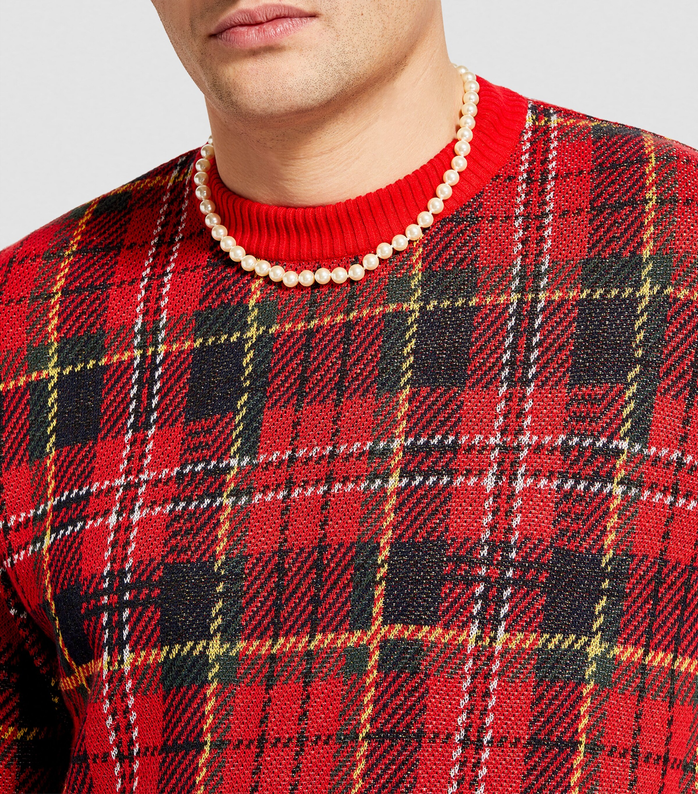 Vivienne Westwood Faux Pearl Necklace Platnm/crmprl Image 4