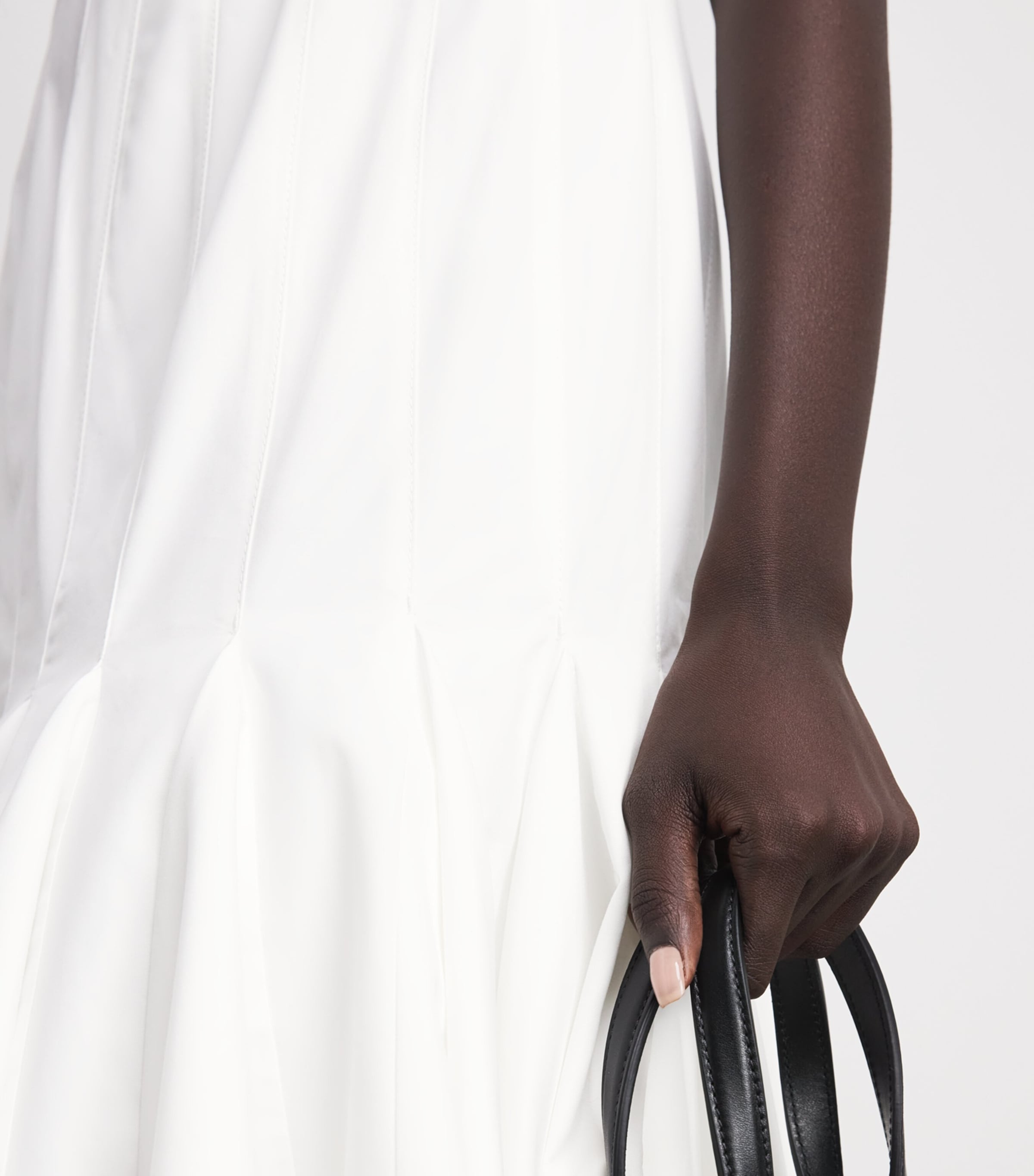 Jacquemus Womens Cotton Agave Midi Dress White Image 3