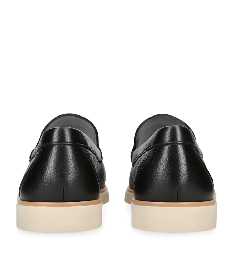Leather Altea Loafers BLACK Image 2