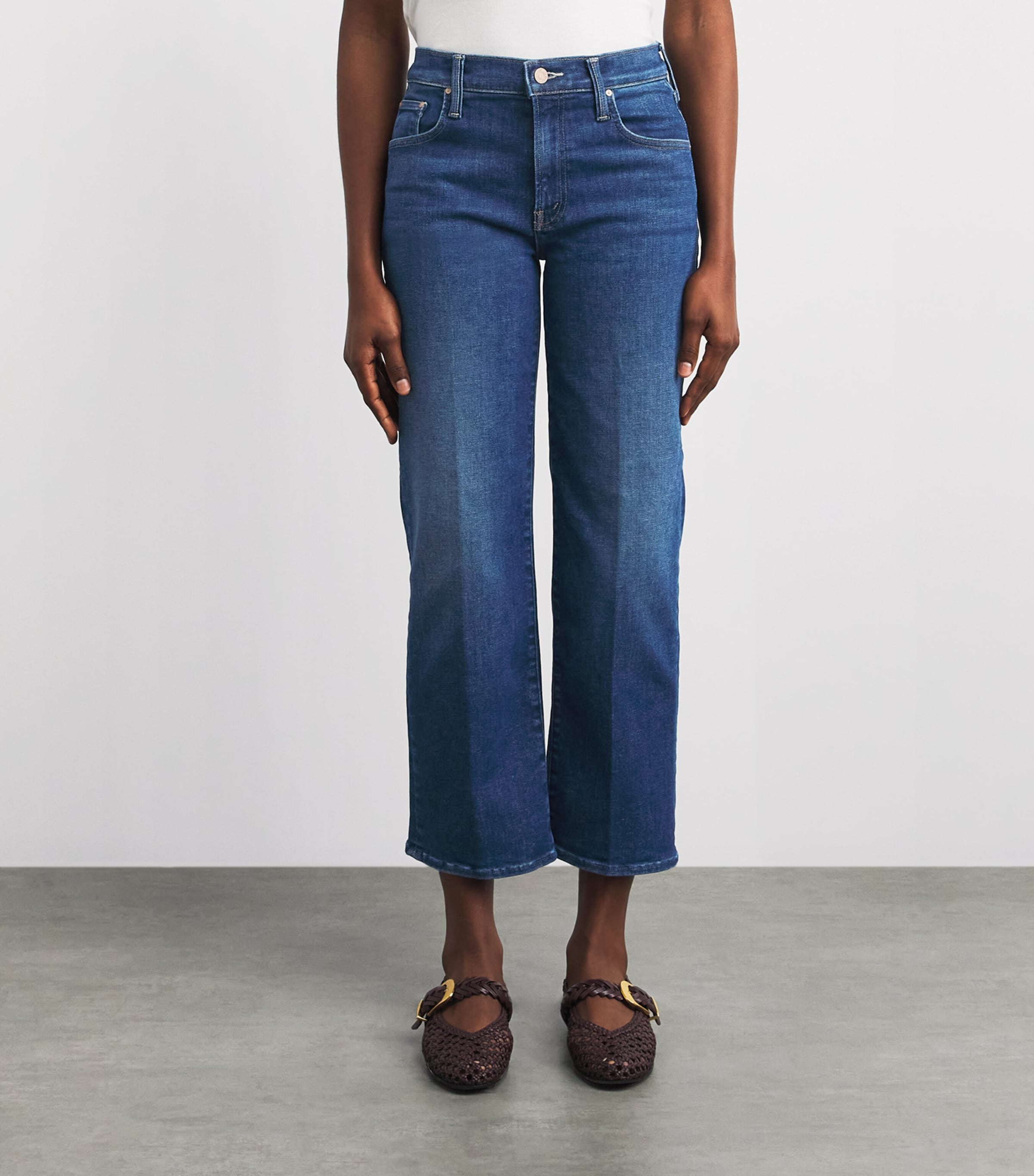 MOTHER Womens The Rambler Zip Ankle Jeans Cdf Catch My Dr Image 4