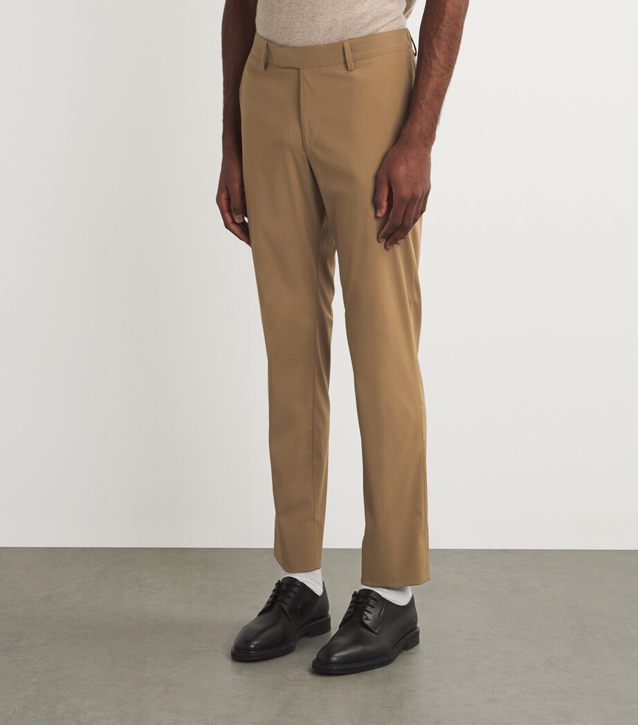 Technical Slim Tailored Trousers 035 NATURAL / BEIGE Image 3