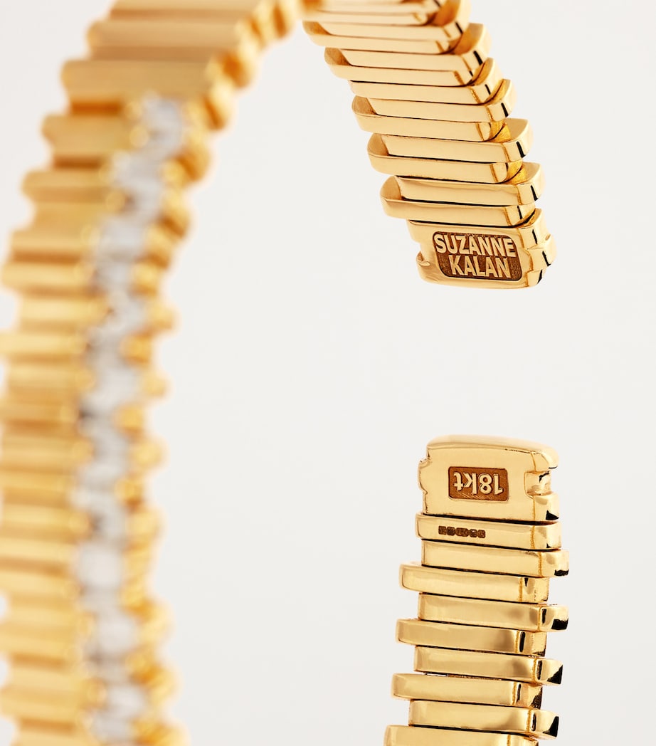 Yellow Gold and Diamond Golden Age Bangle 18K YG/WD Image 4