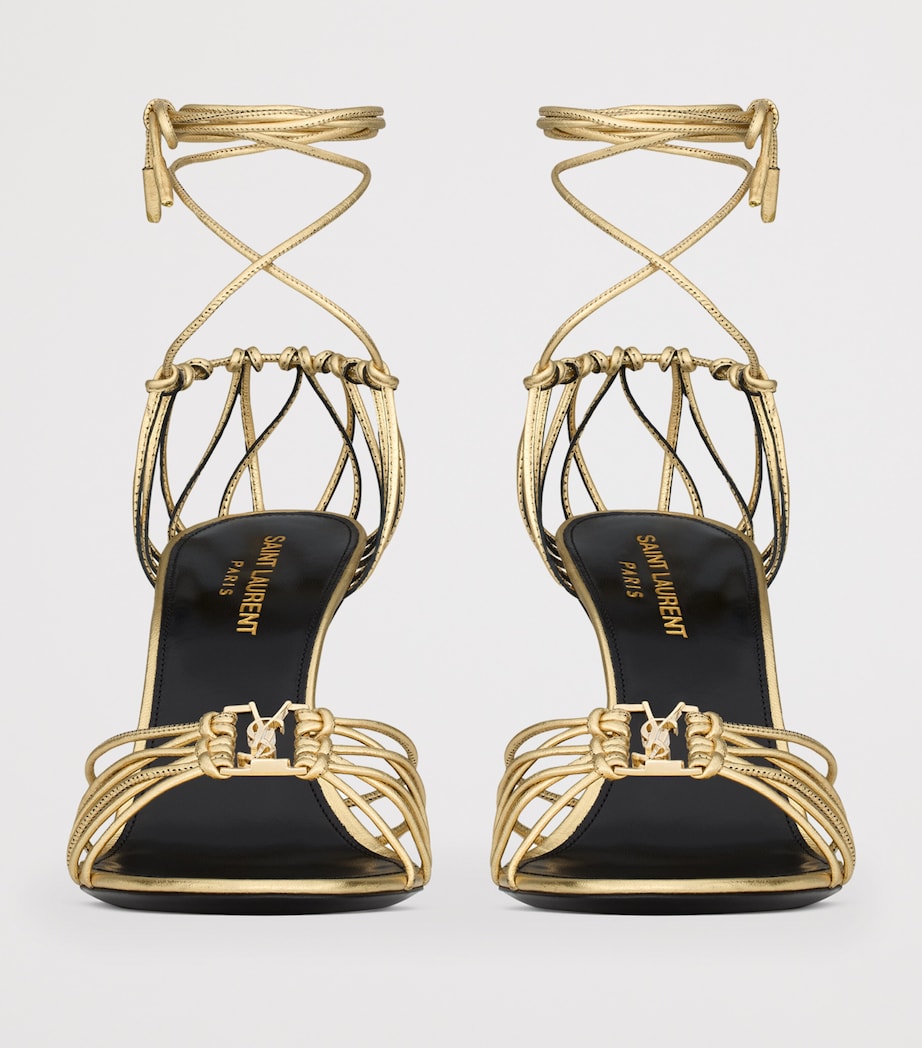 Leather Babylone Sandals 90 8008 Image 3