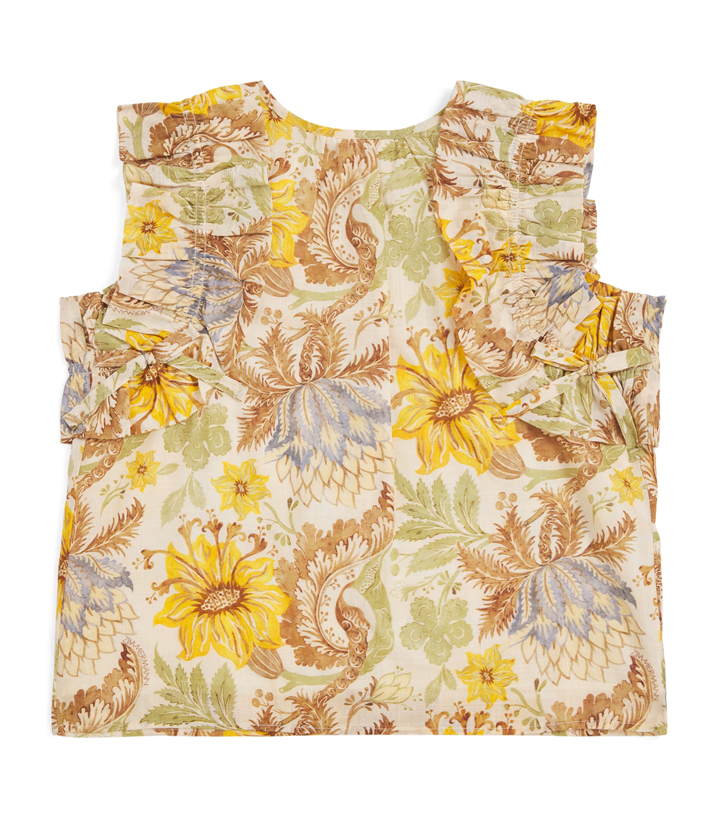 Zimmermann Kids' Cotton Daylight Blouse In Multi