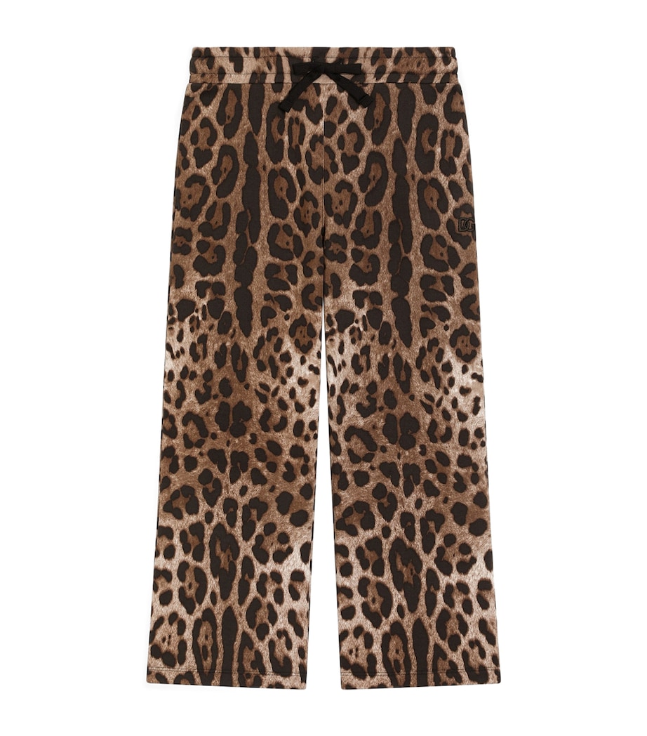 Dolce&Gabbana Kids Leopard Wide-Leg Trousers (8-12+ Years) Leo New Image 1