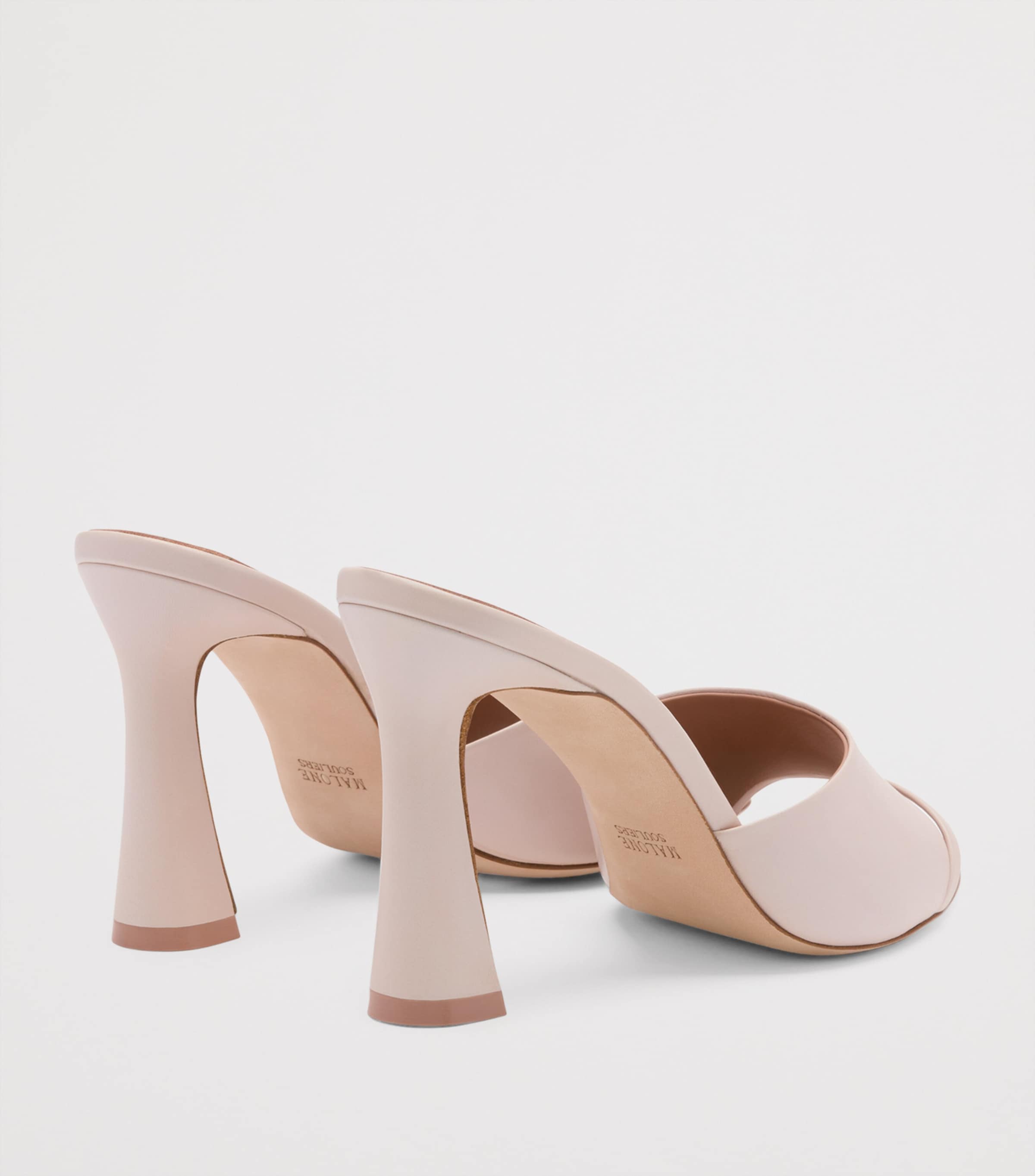 Leather Roxanne Mules 90 SHELL Image 4