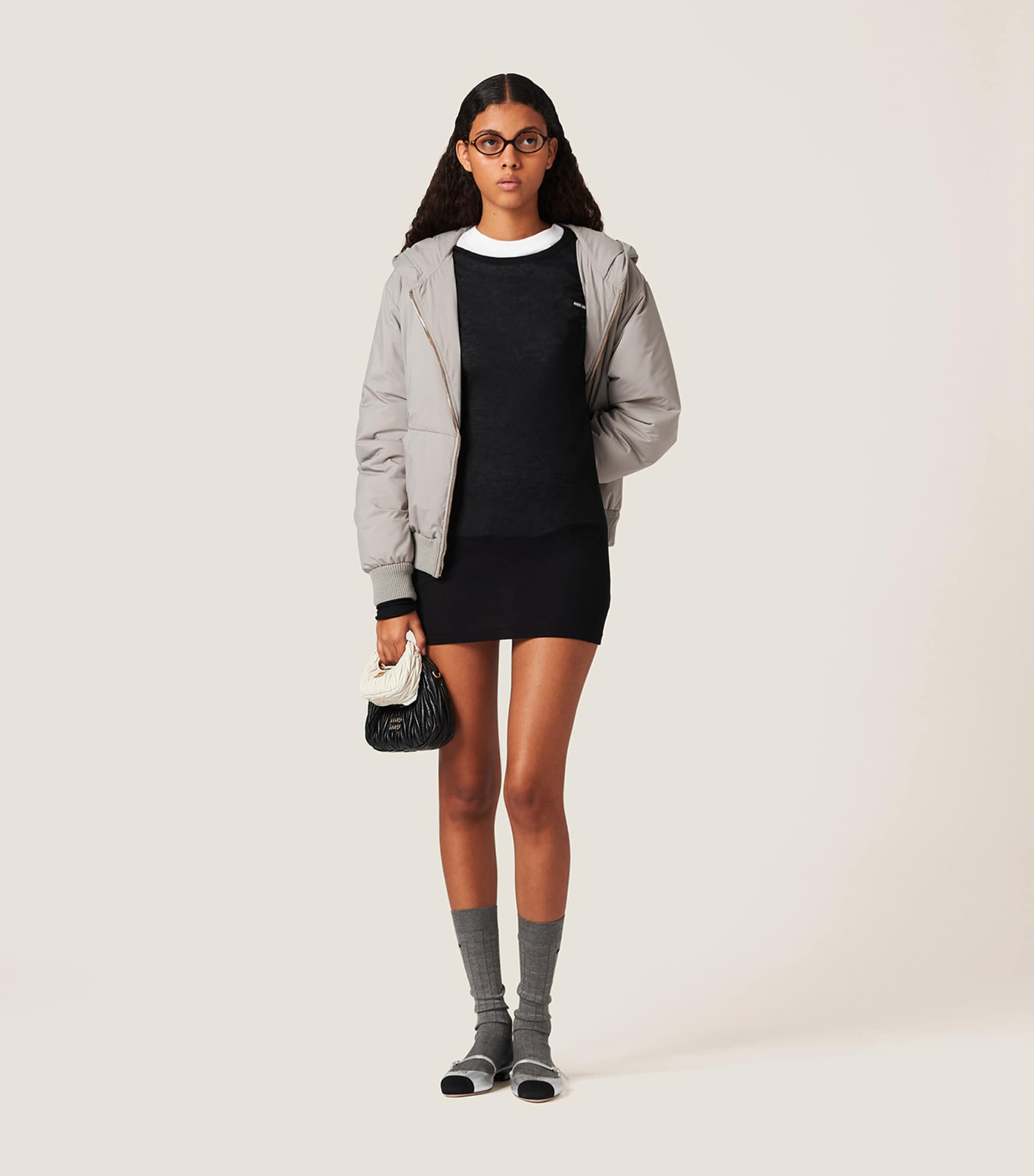 Cotton Logo Mini Dress F0002 Image 2