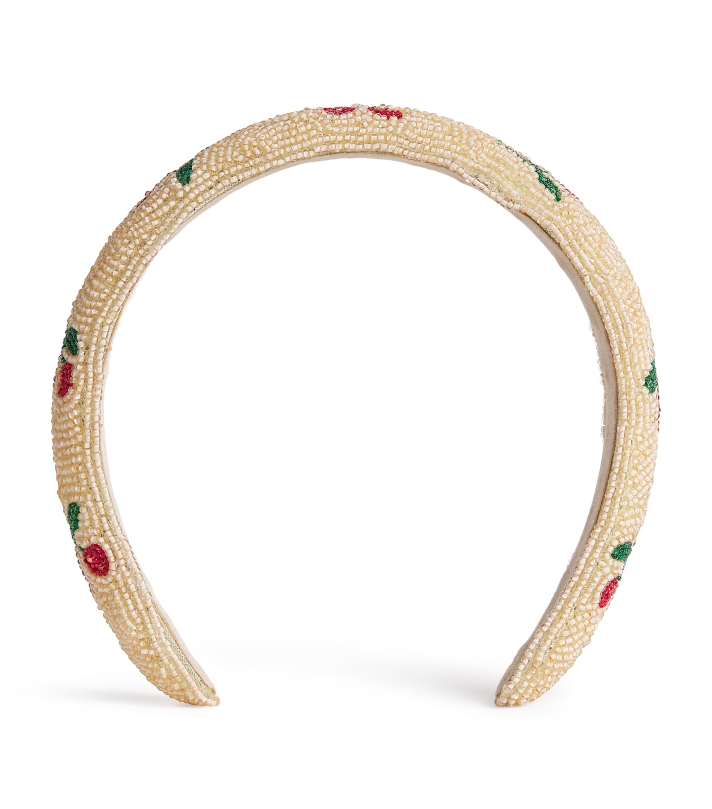 Beaded Cherry Headband P00005 CHERRY Image 1