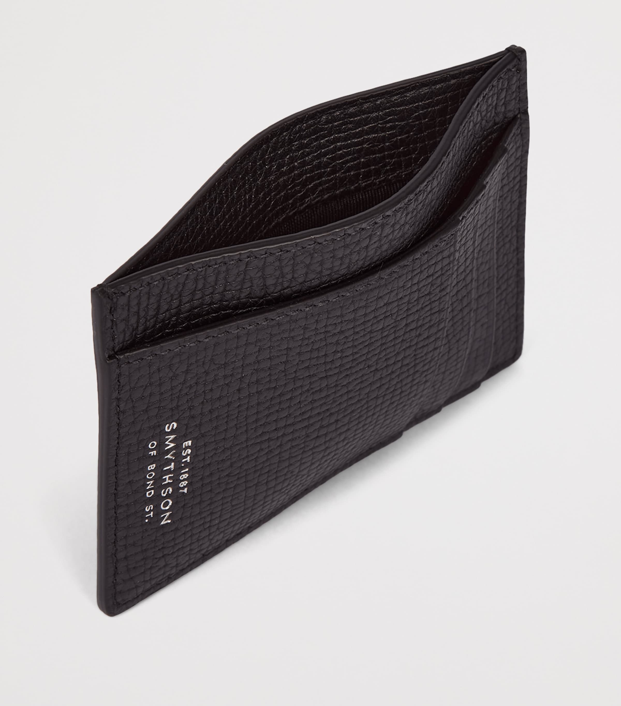 Smythson Calfskin Ludlow Card Holder Blk Image 3