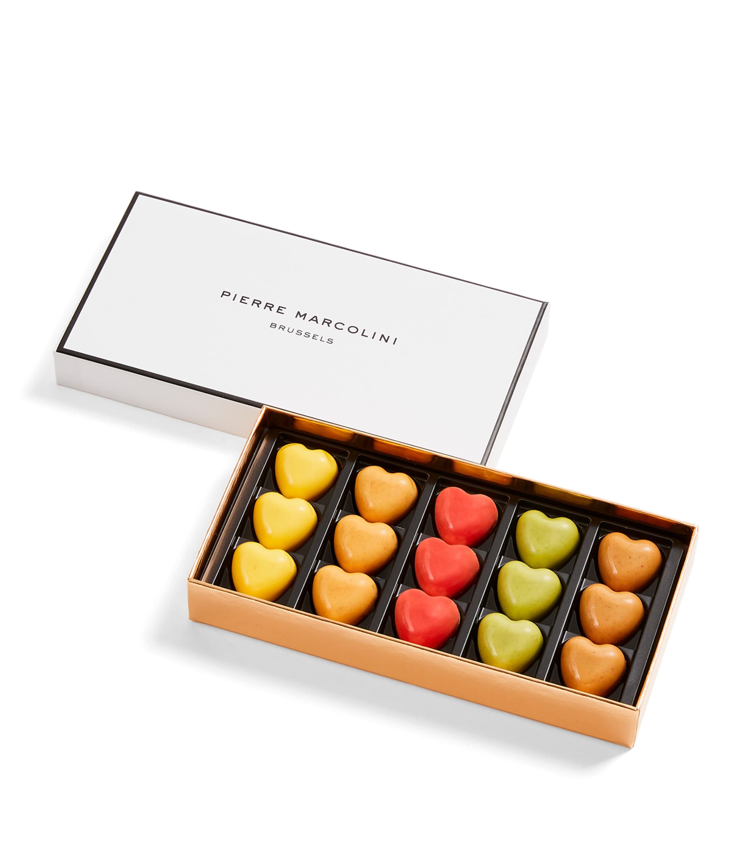 Pierre Marcolini 15-Piece Les Cœurs Chocolate Selection Box (105g) Image 1