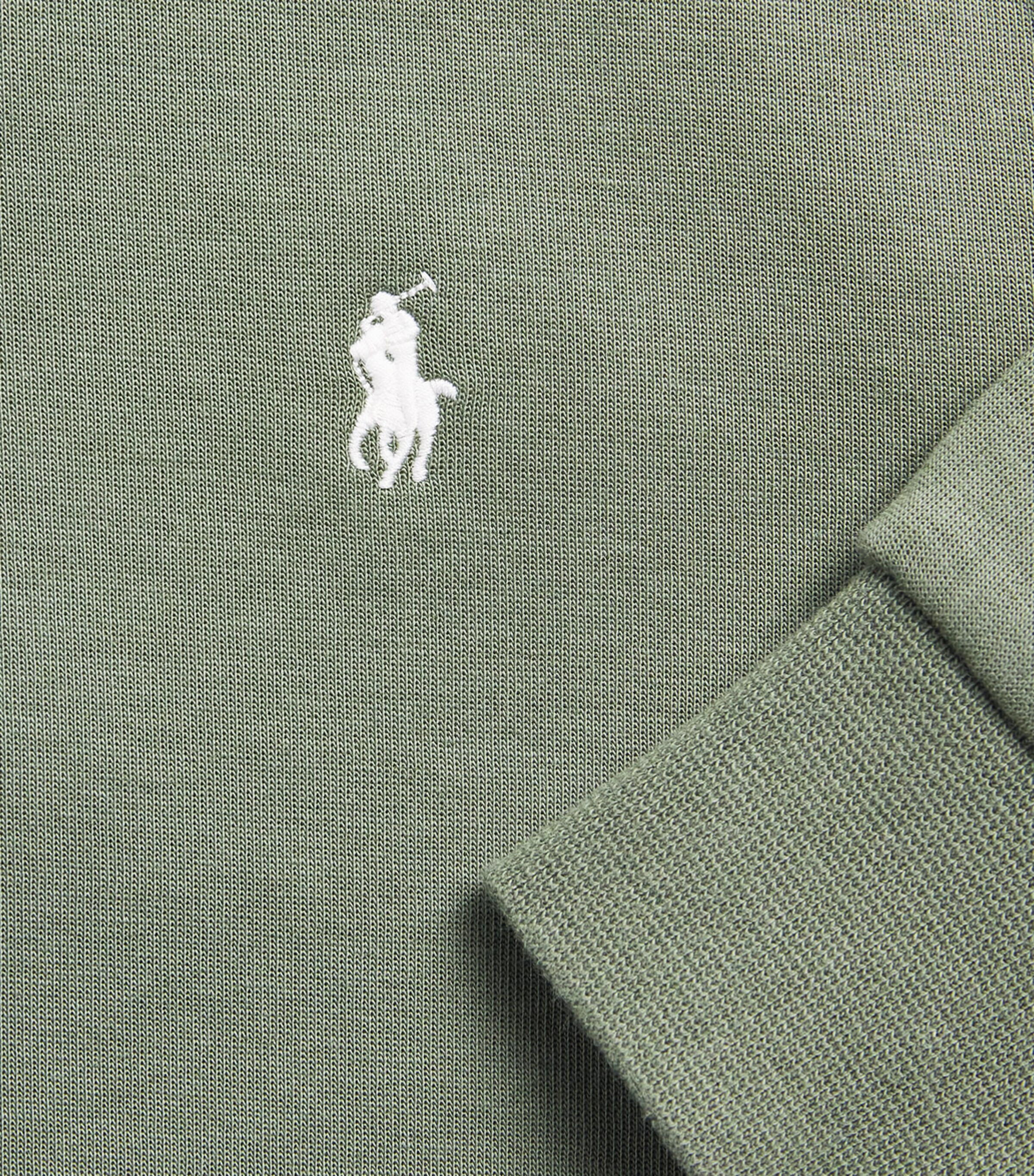 Ralph Lauren Kids Polo Pony Zip-Up Hoodie (2-7 Years) Cargo Green Image 3