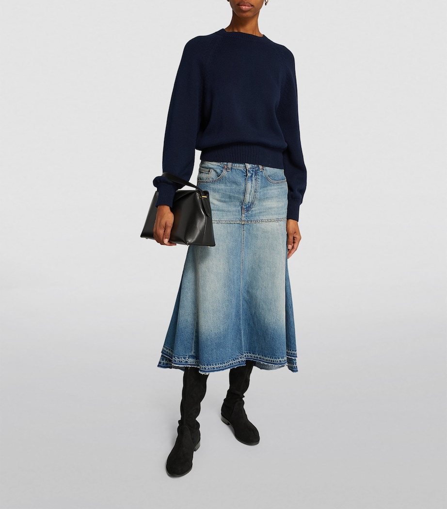 Suede Lowland Bold Boots 40 BLACK Image 5