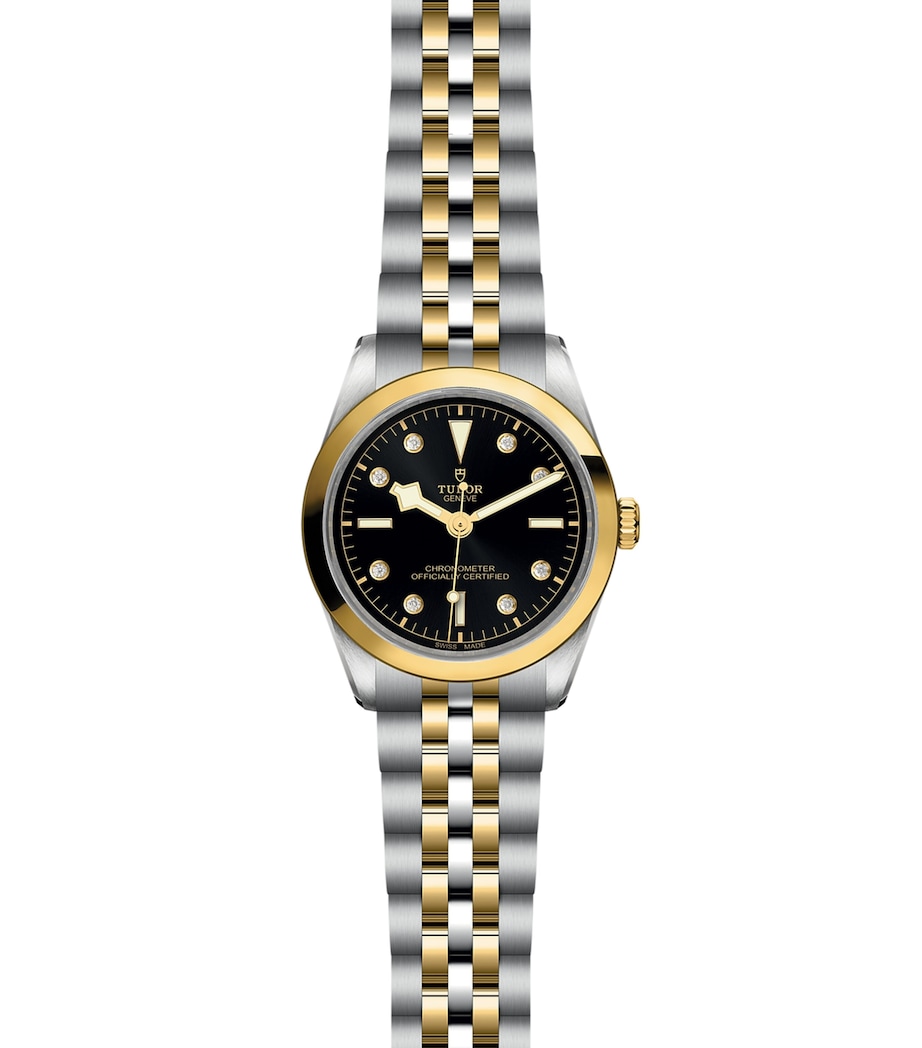 Black Bay One Stainless Steel, Yellow Gold and Diamond Watch 36mm BLACK Image 4