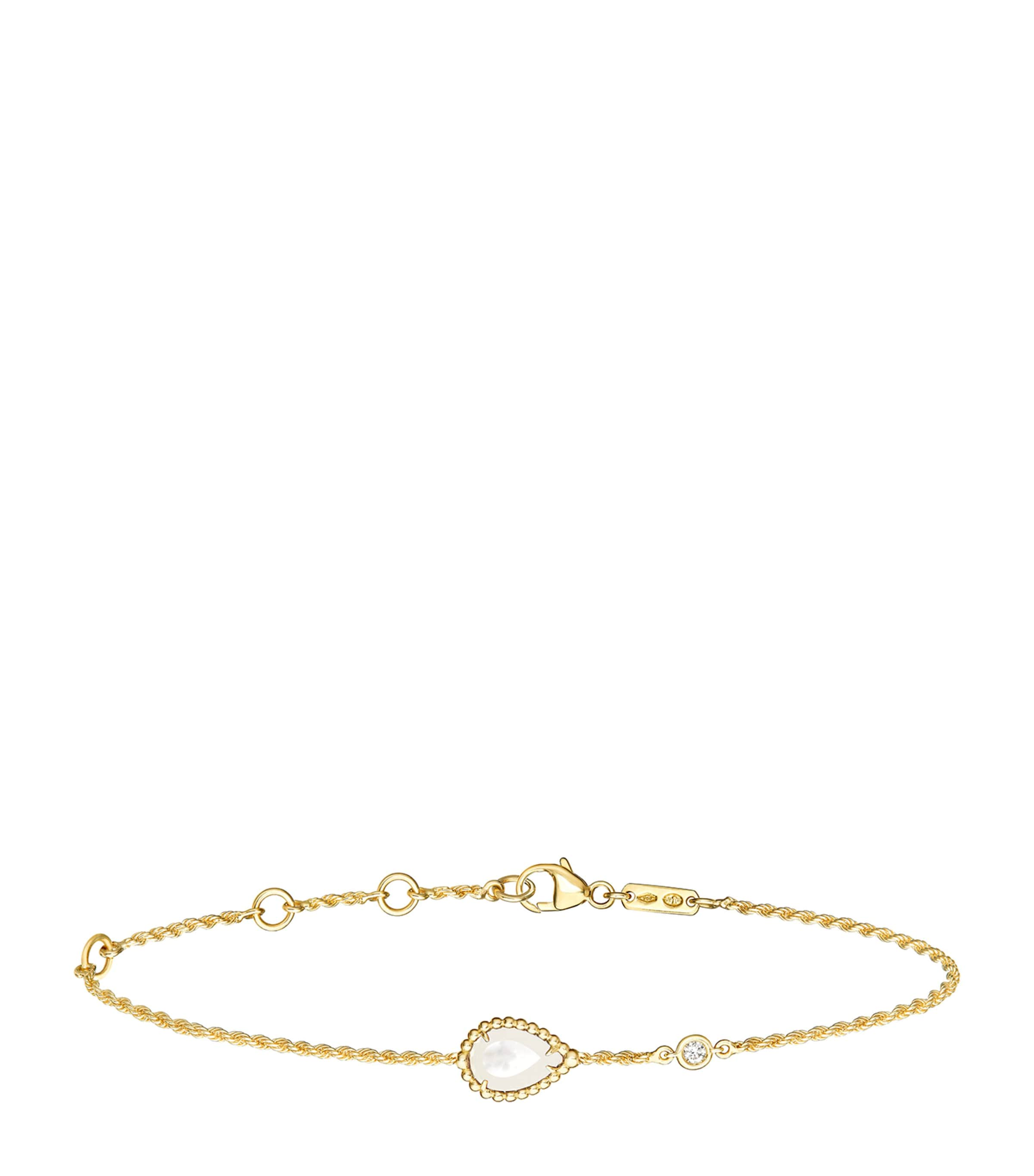 Boucheron Yellow Gold, Diamond And Mother-of-pearl Serpent Bohème Bracelet