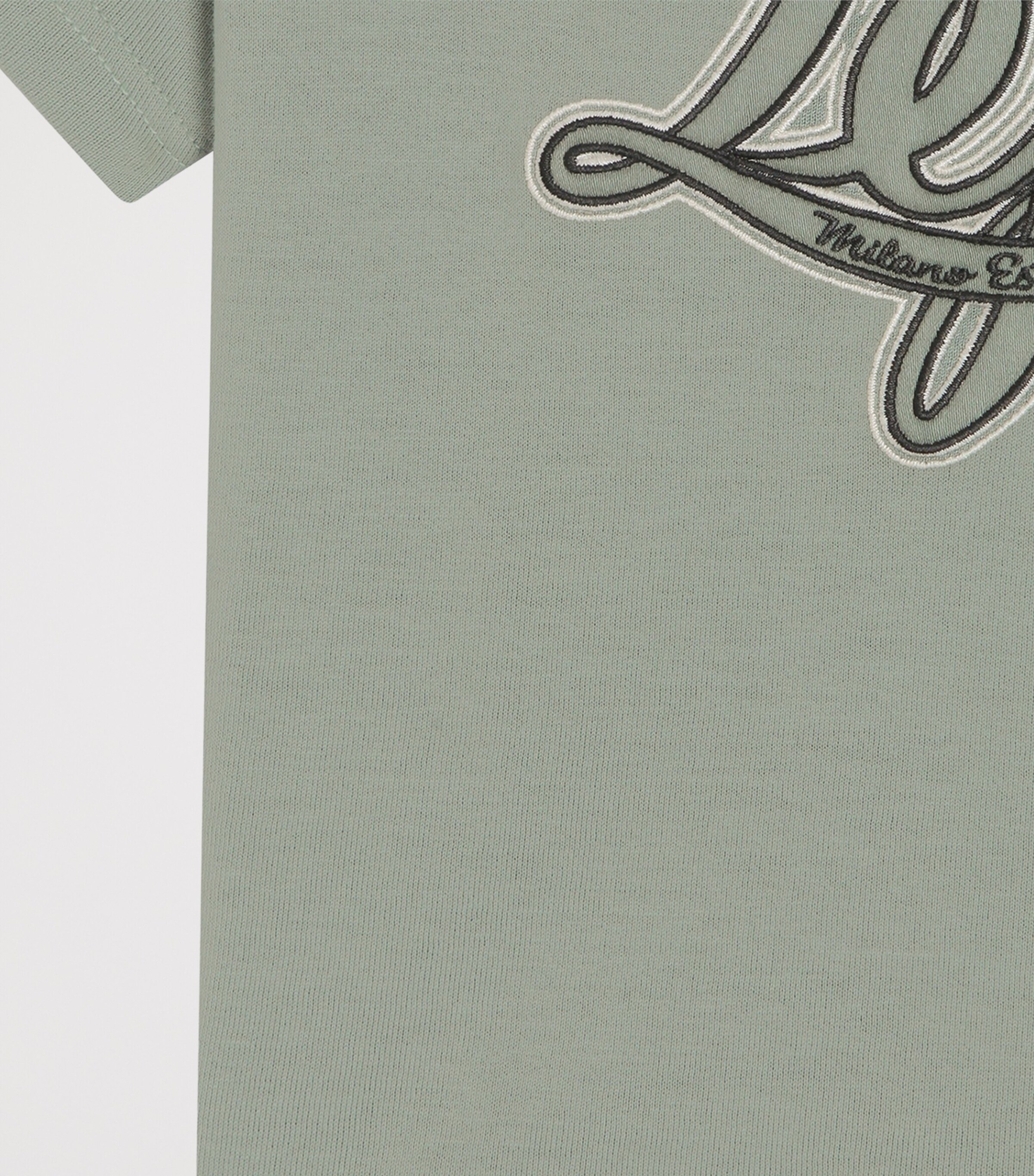Dolce&Gabbana Kids Cotton Logo T-Shirt (3-30 Months) Grey Green Image 4