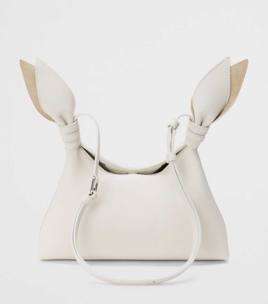 LOEWE Mini Leather Scarf Shoulder Bag Soft White Image 4
