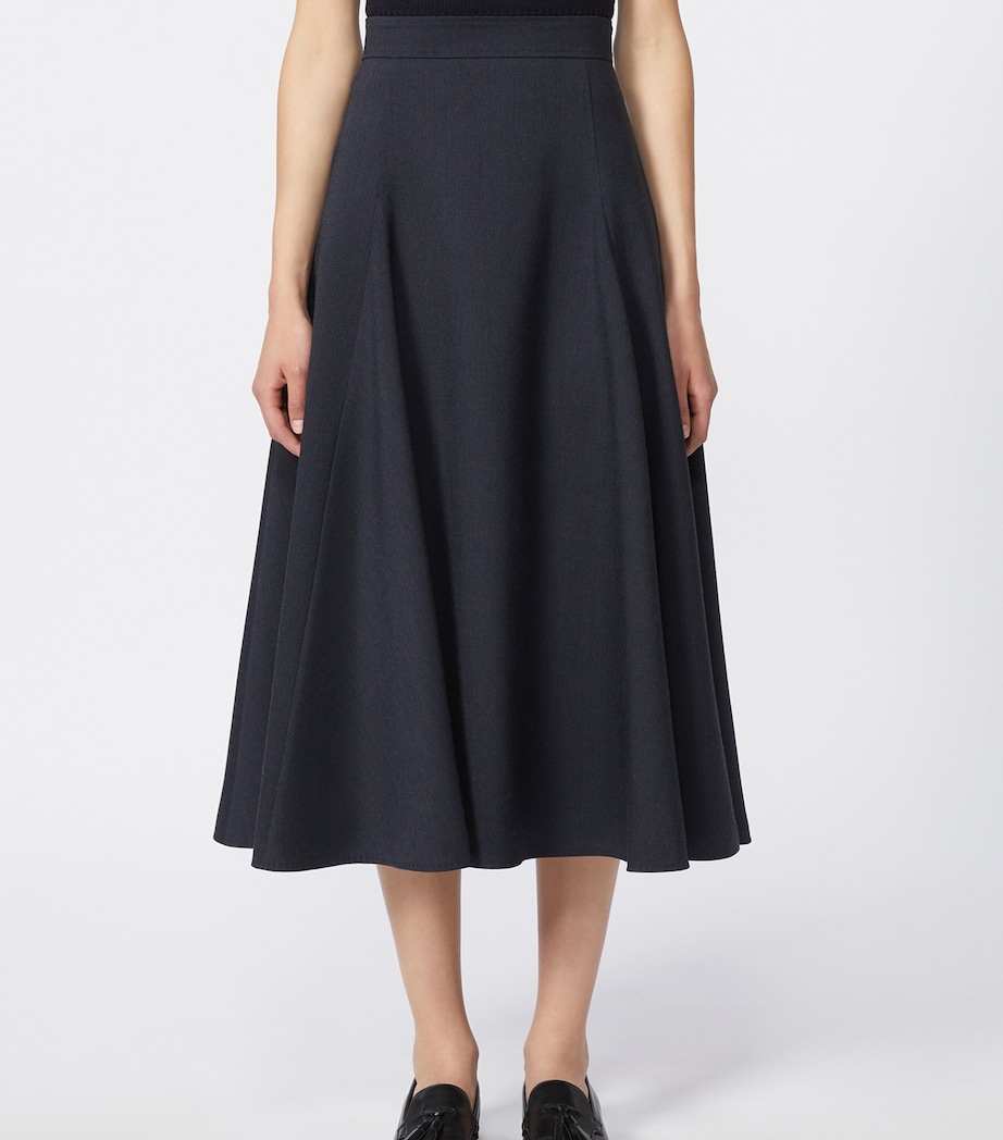 Jersey Tech Midi Skirt ULTRAMARINE Image 3