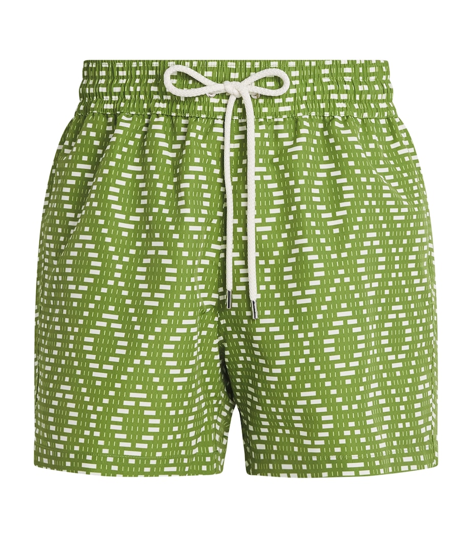 Raffia Angra Rio Swim Shorts 879 PARAKEET GRN IVO Image 1