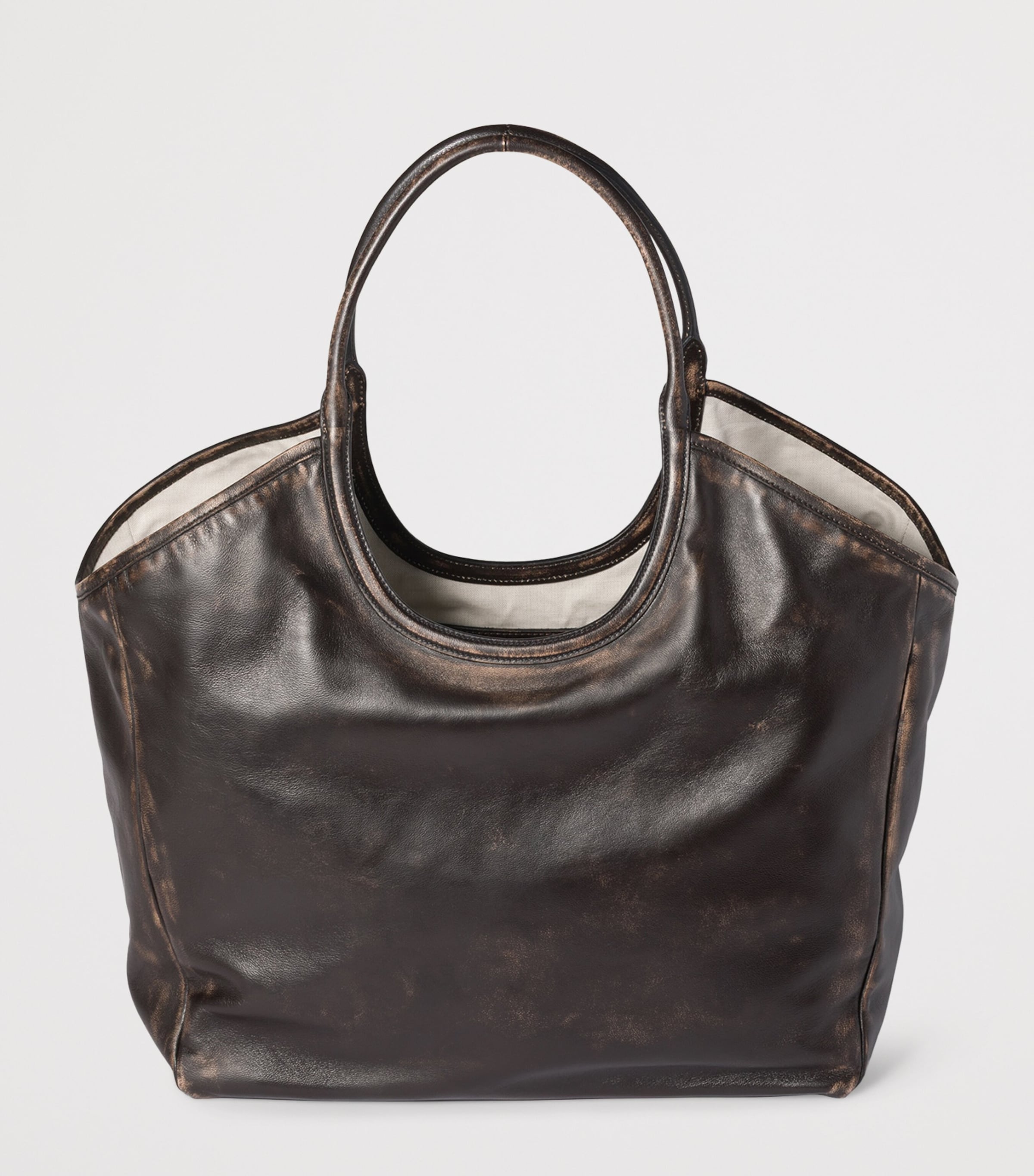 Large Calfskin Ivy Tote Bag F0201 Image 4