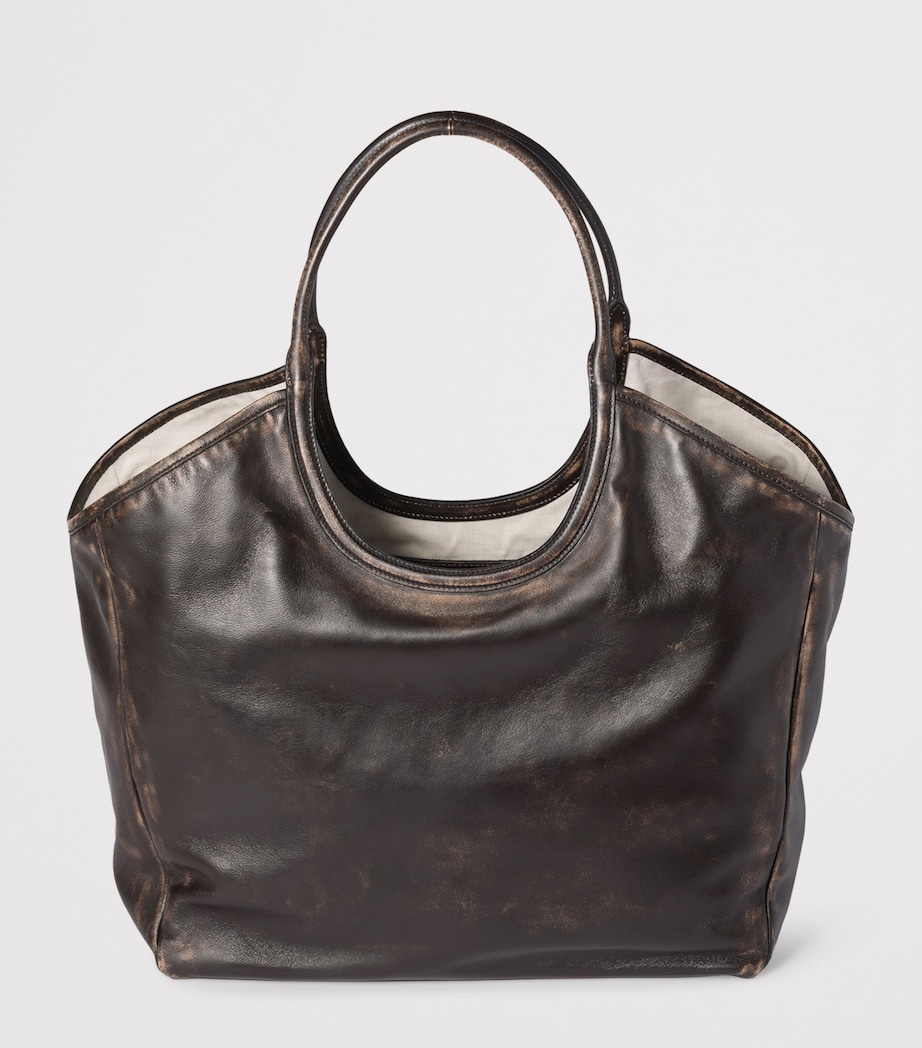 Large Calfskin Ivy Tote Bag F0201 Image 4