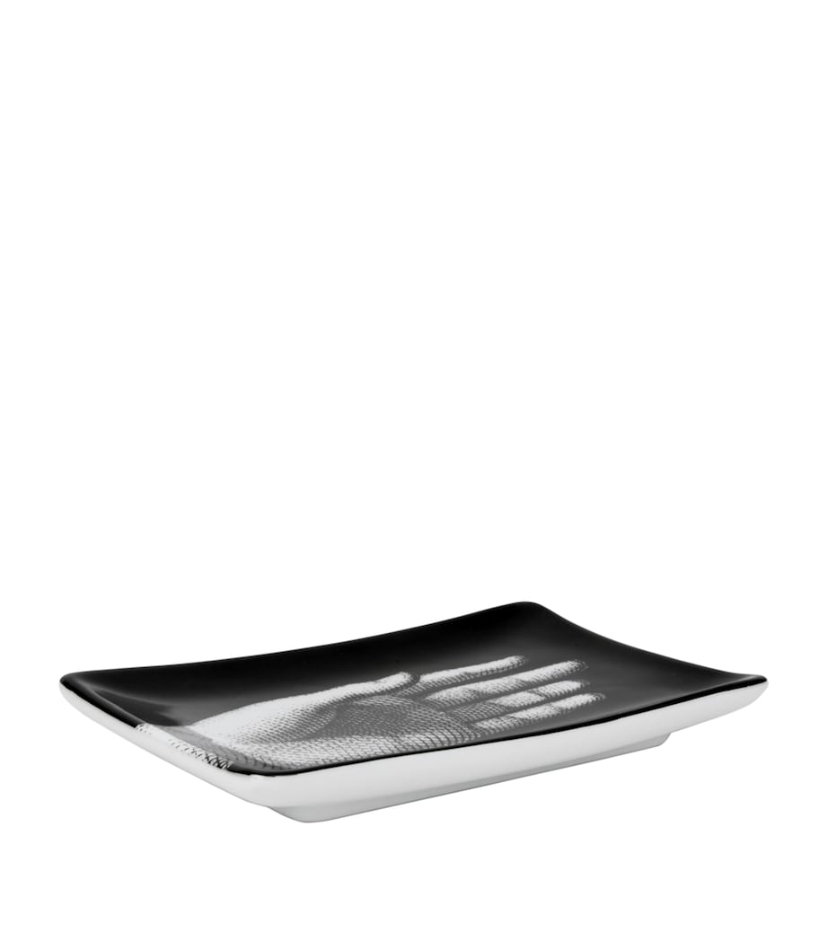 Rectangular Porcelain Ashtray MULTI Image 2