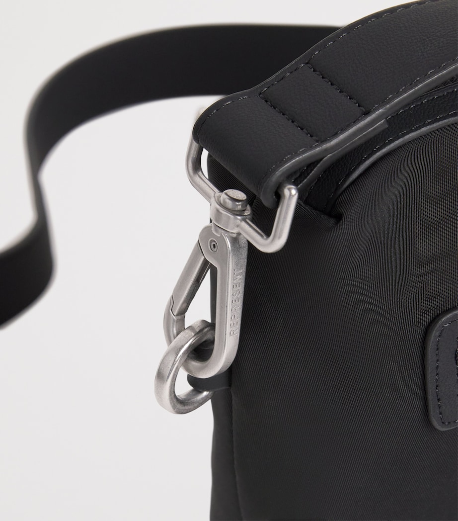 Nylon Cross-Body Bag BLACK Image 3