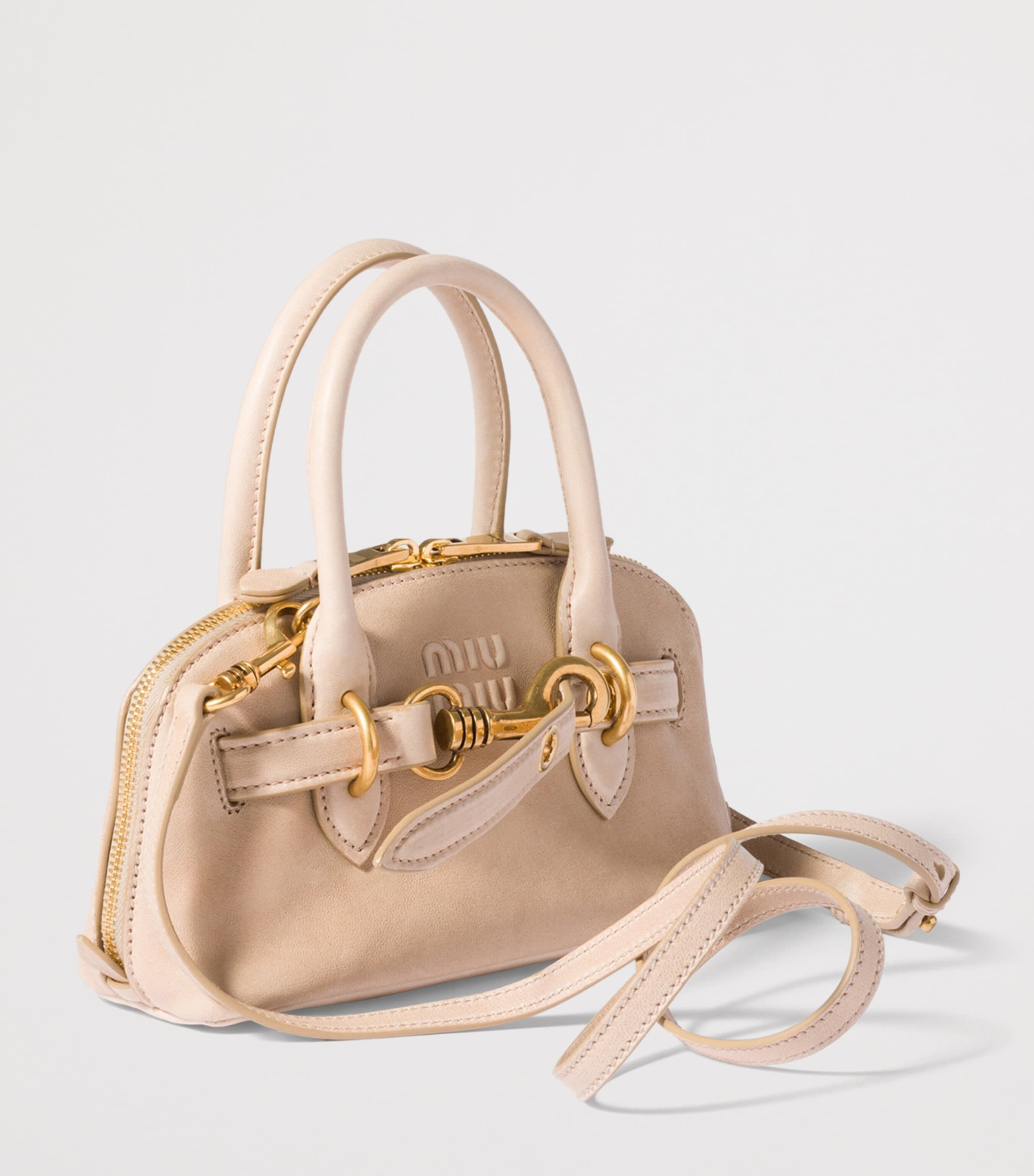 Mini Nappa Leather Aventure Top-Handle Bag F0065 Image 3
