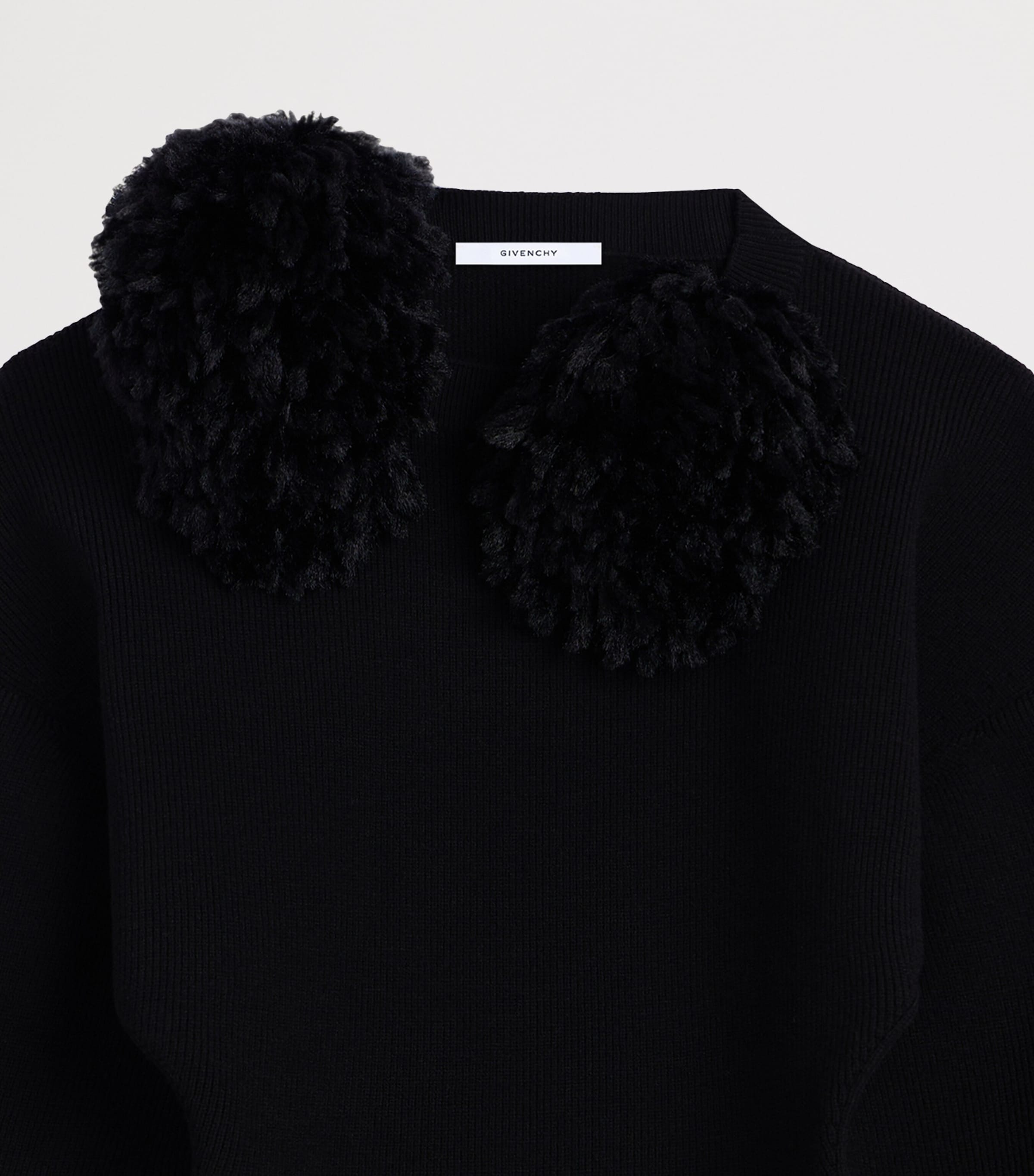 Givenchy Womens Wool Asymmetric Sweater Image 5