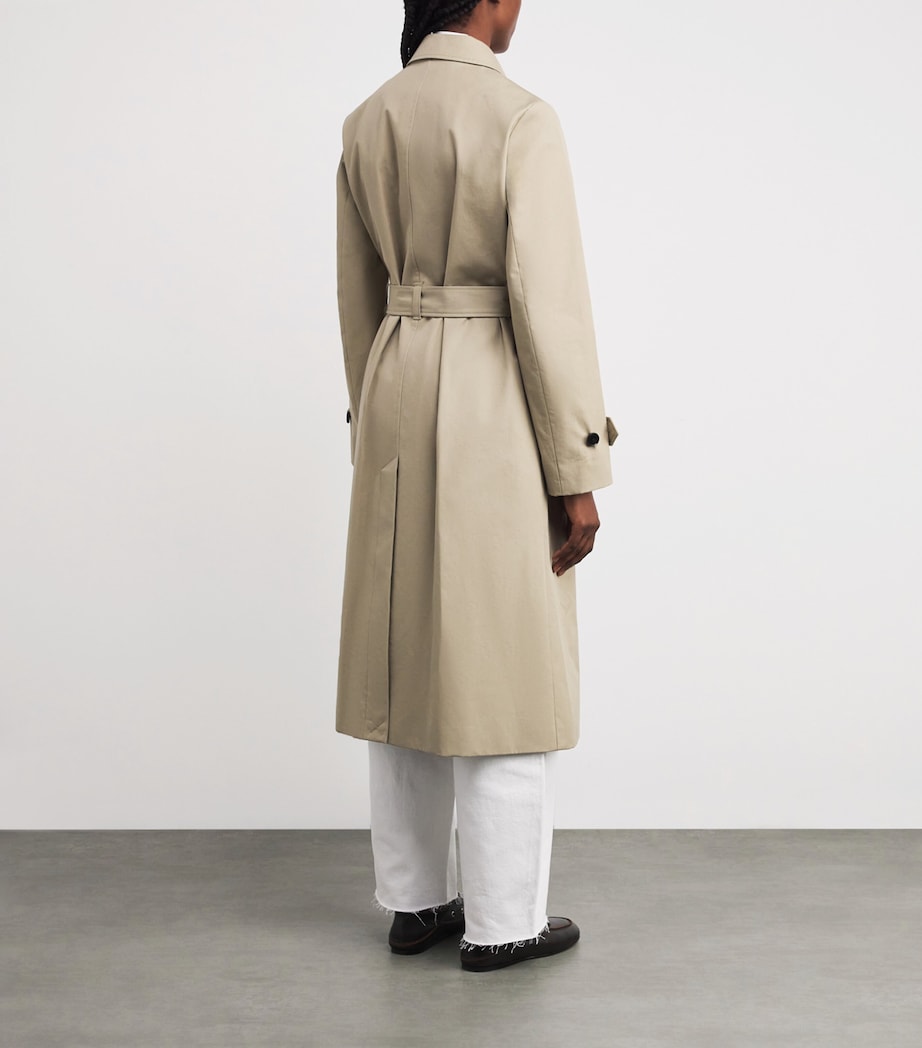 Cotton Chatsworth Trench Coat DARK STONE Image 4