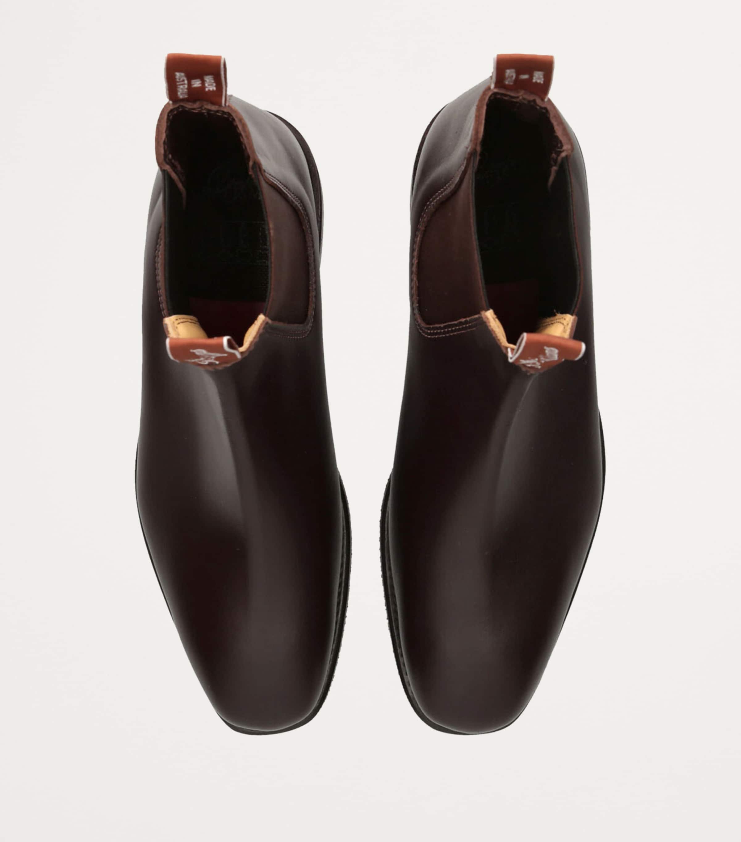 Leather Ankle Boots DK.BRN COM Image 4