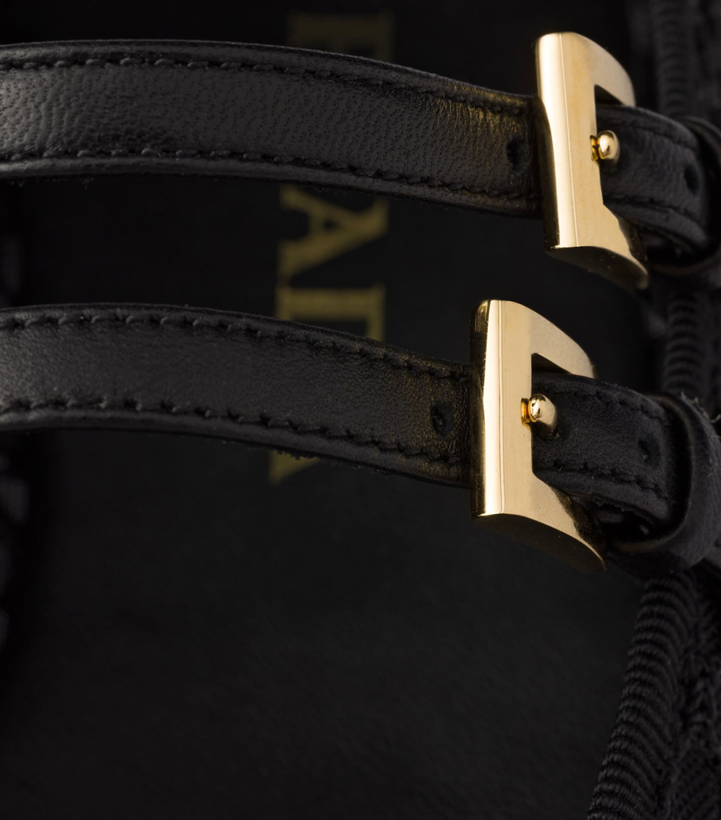 Prada Mesh Triangle Ballet Flats Black Image 6