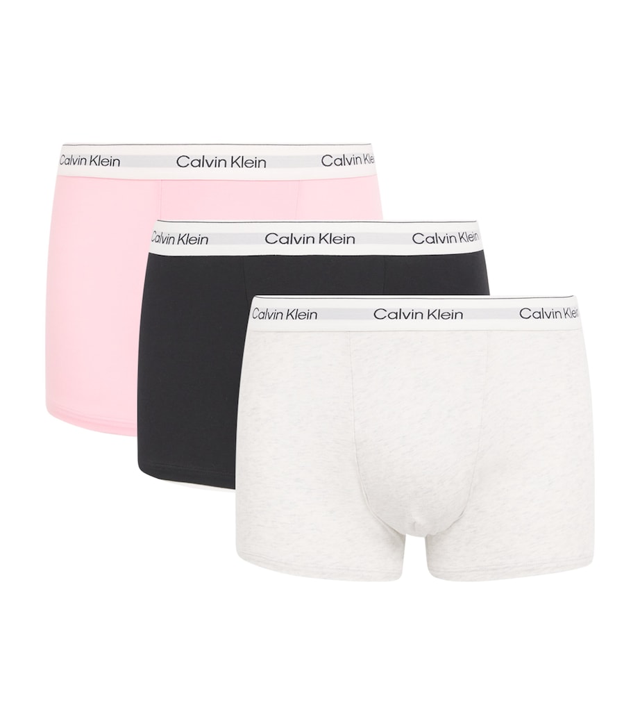 Stretch-Cotton Icon Relaxed Trunks (Pack of 3) VR0-MULTI Image 1