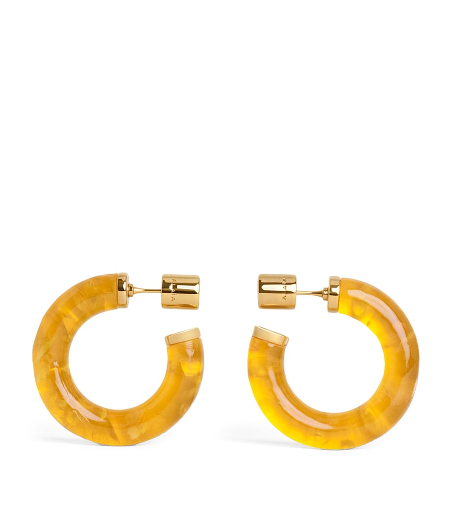 Alaïa Ray Hoop Earrings Amber Image 1