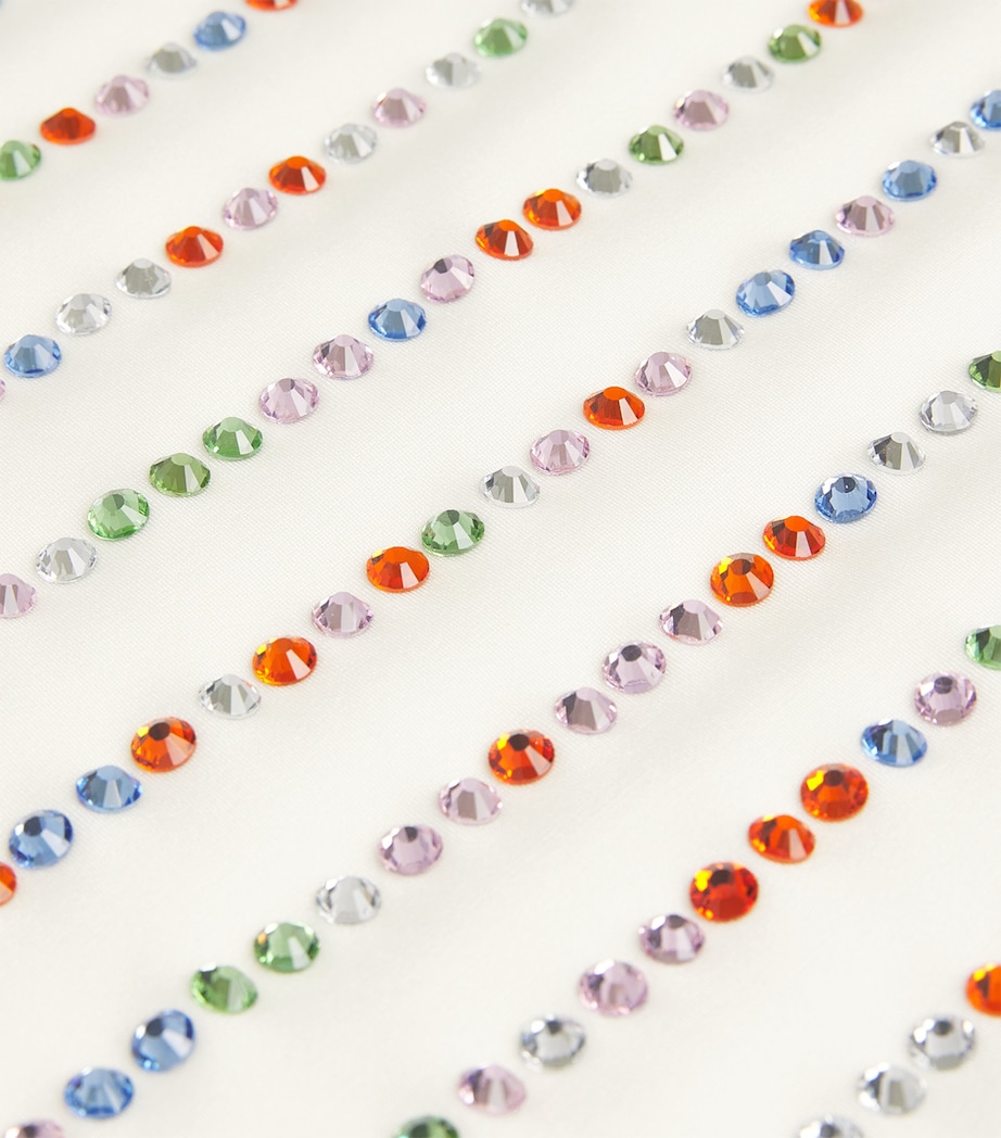 Soft Gem Mini Skirt WHITE MULTICOLOR Image 5