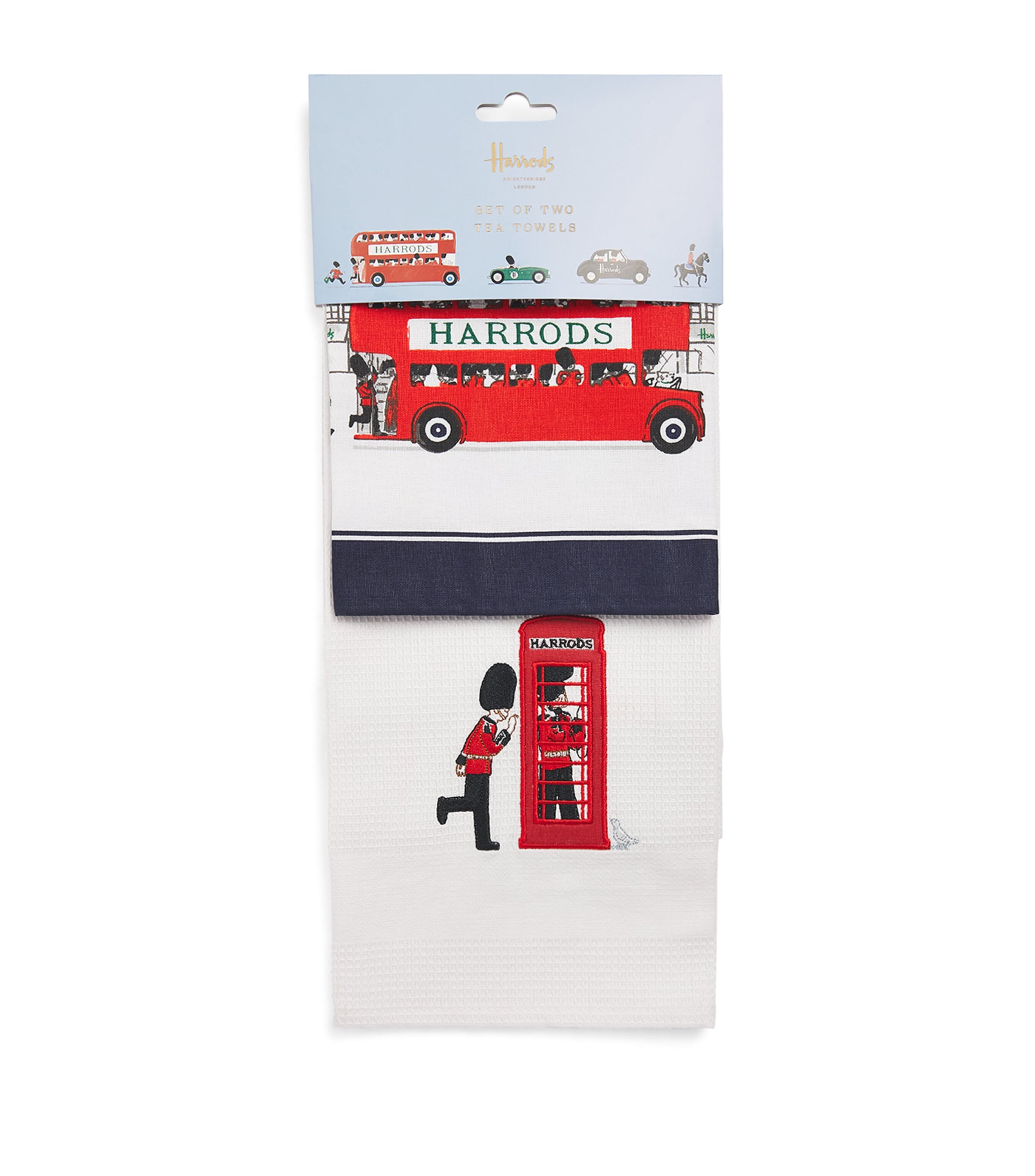 Harrods Set Of 2 Tea Towels