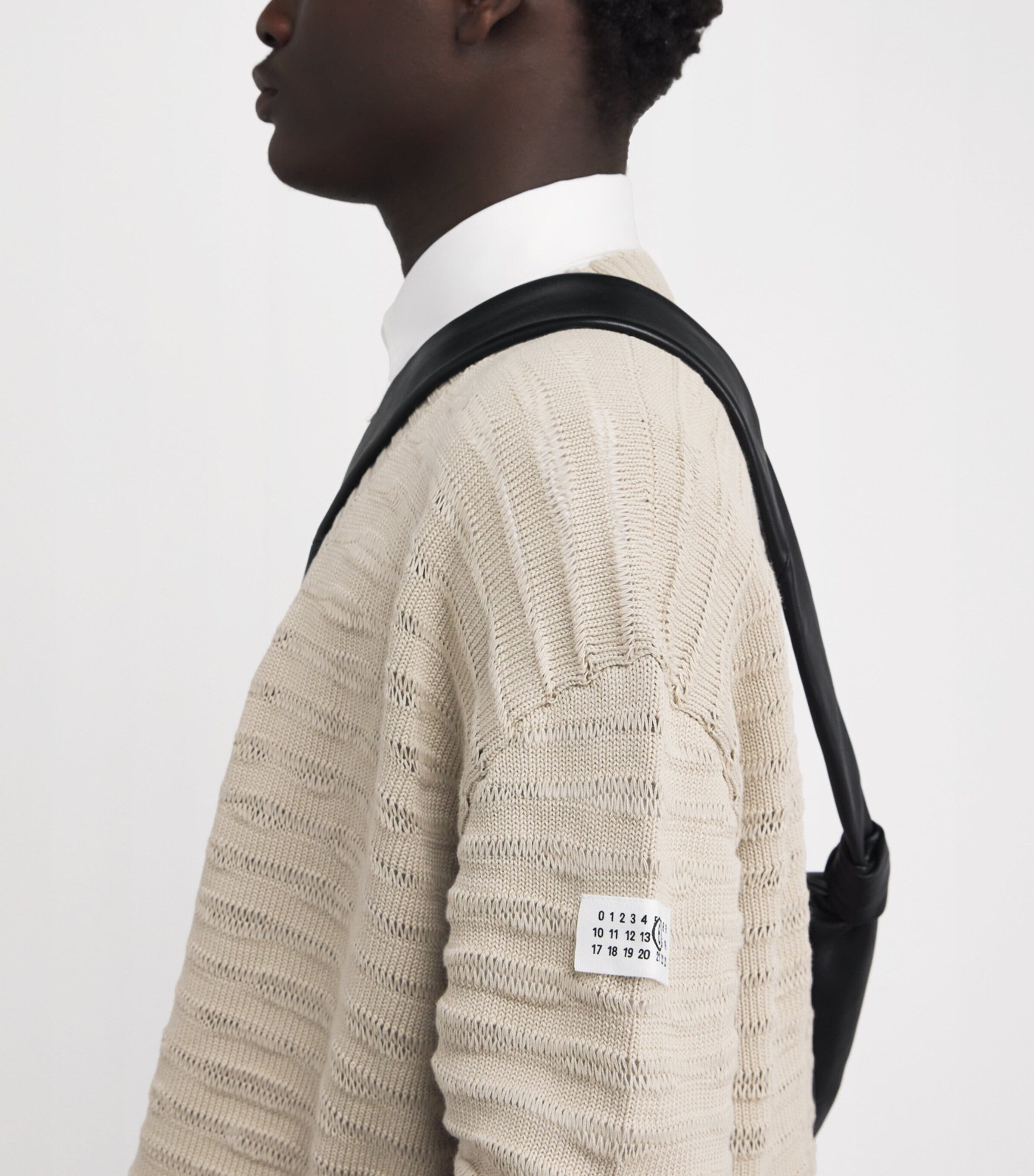 Cotton Loose Rib Cardigan 106 Image 6