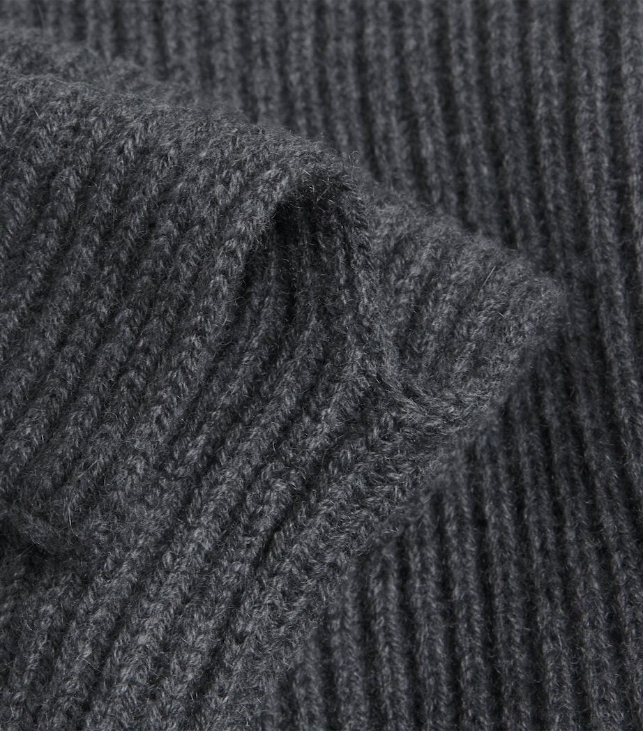 Merino-Cashmere-Silk Cardigan SMOKE Image 3