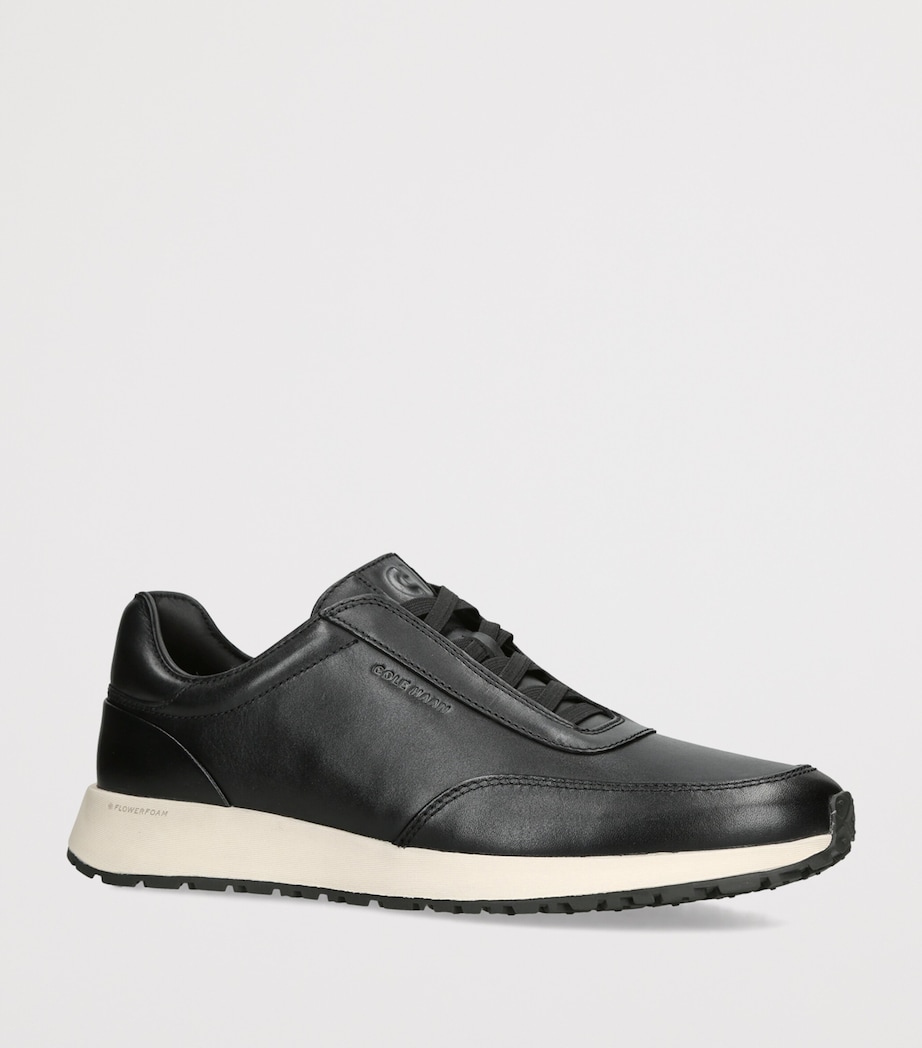 Cole Haan Leather GrandPrø Luxe Mile Sneakers Blk/white Image 2