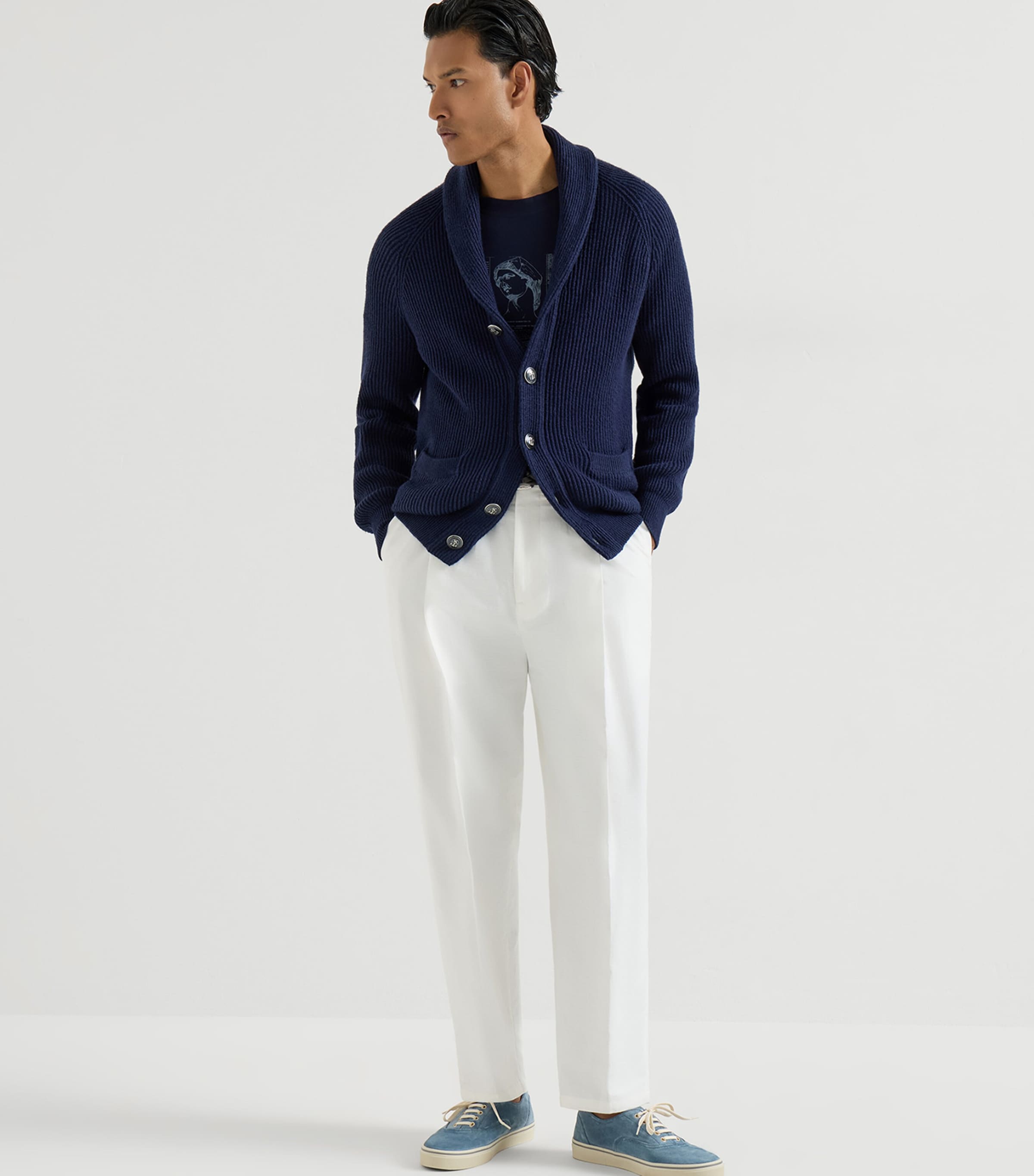Brunello Cucinelli Suede Lace-Up Sneakers Image 2