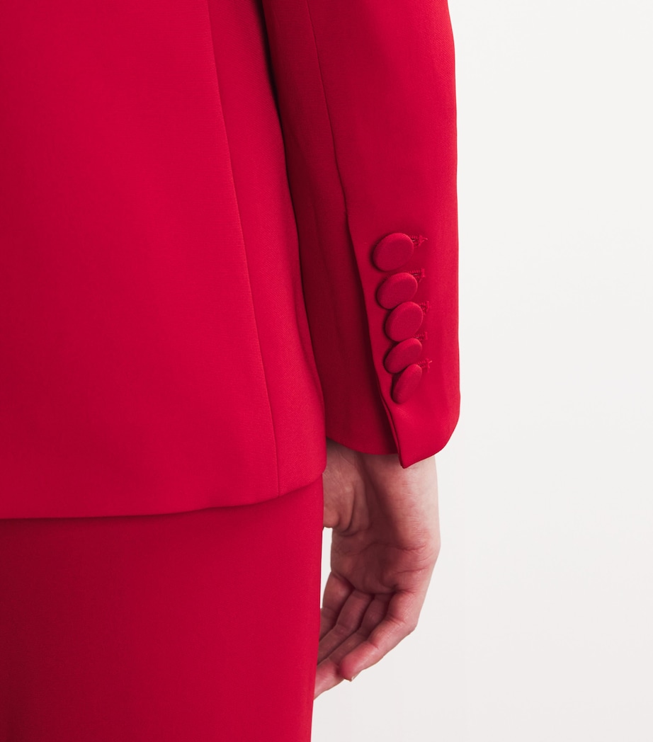 Long and Lean Dickey Blazer R0023 CRIMSON Image 6