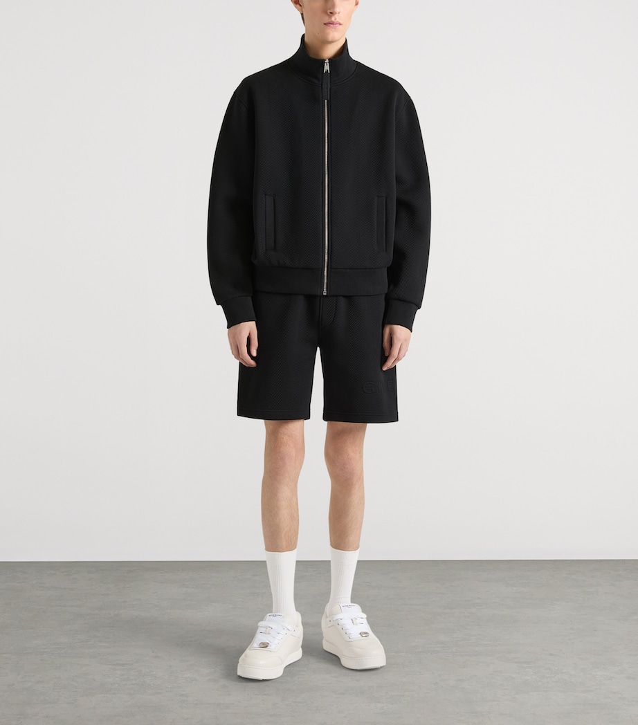 Givenchy Mens Cotton-Blend Logo Shorts Image 2